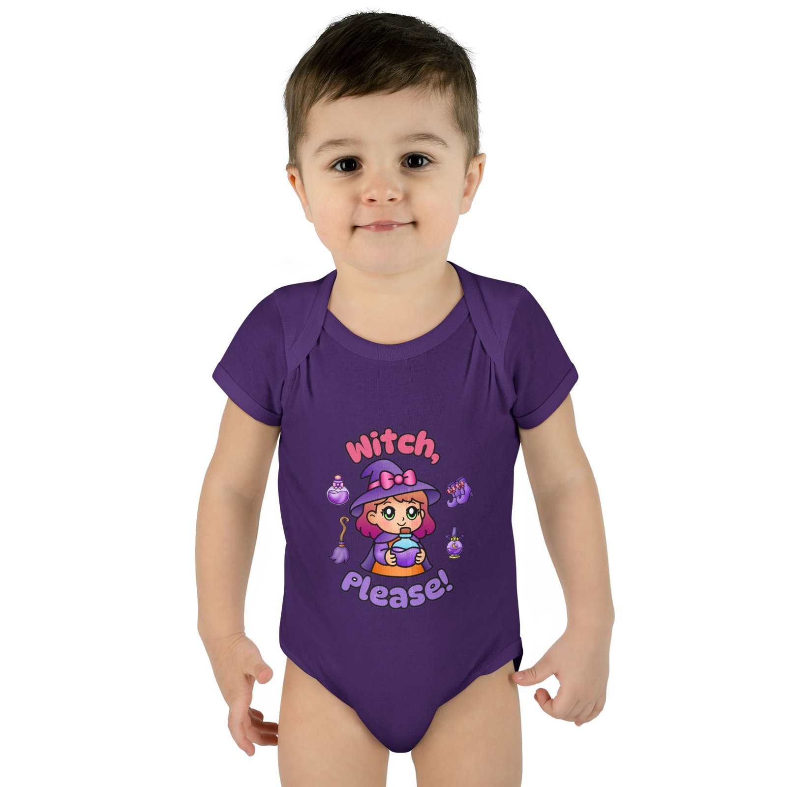 Witch, Please! Cute Infant Baby Bodysuit, Infant Clothing, Baby Shower Gift, Toddler Outfit, Newborn Apparel Halloween Tee - Image 36