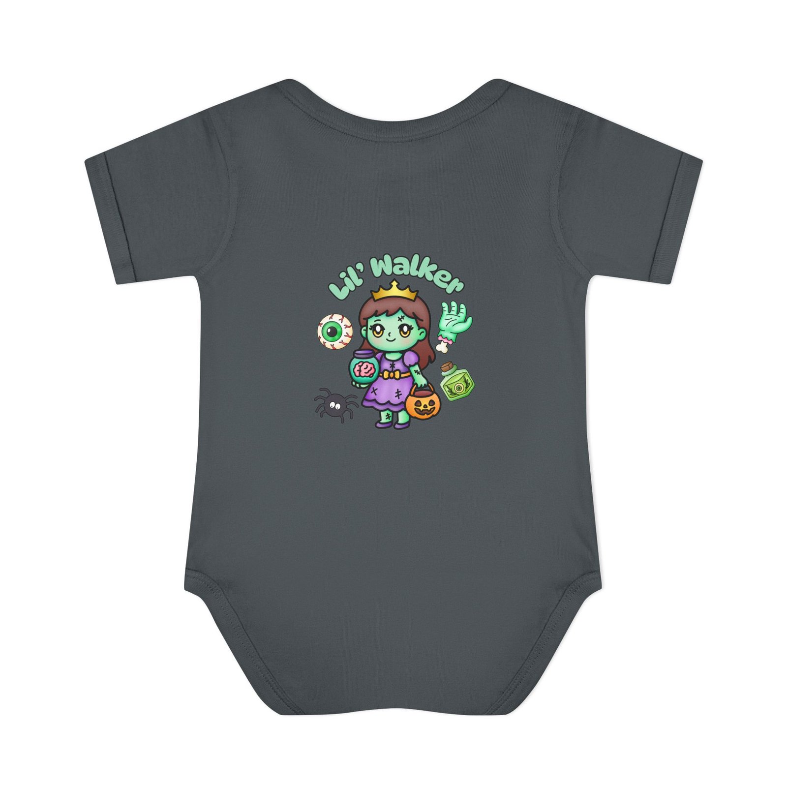 Lil Walker Cute Infant Baby Bodysuit, Infant Clothing, Baby Shower Gift, Toddler Outfit, Newborn Apparel Halloween Tee - Image 27