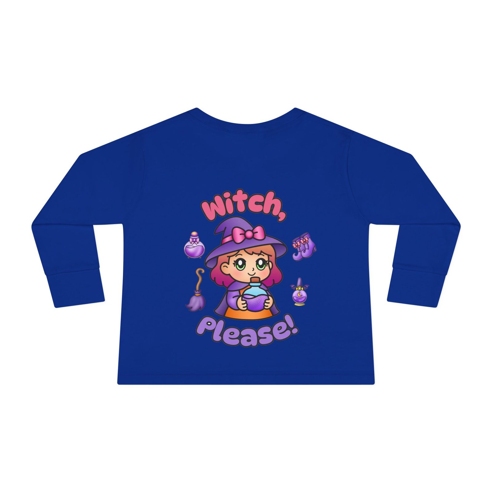 Witch, Please! Cute Toddler Long Sleeve Tee, Baby T-Shirt, Kids Apparel, Toddler Gift, Playful Shirt, Baby Outfit, Cute Halloween Tee - Image 13