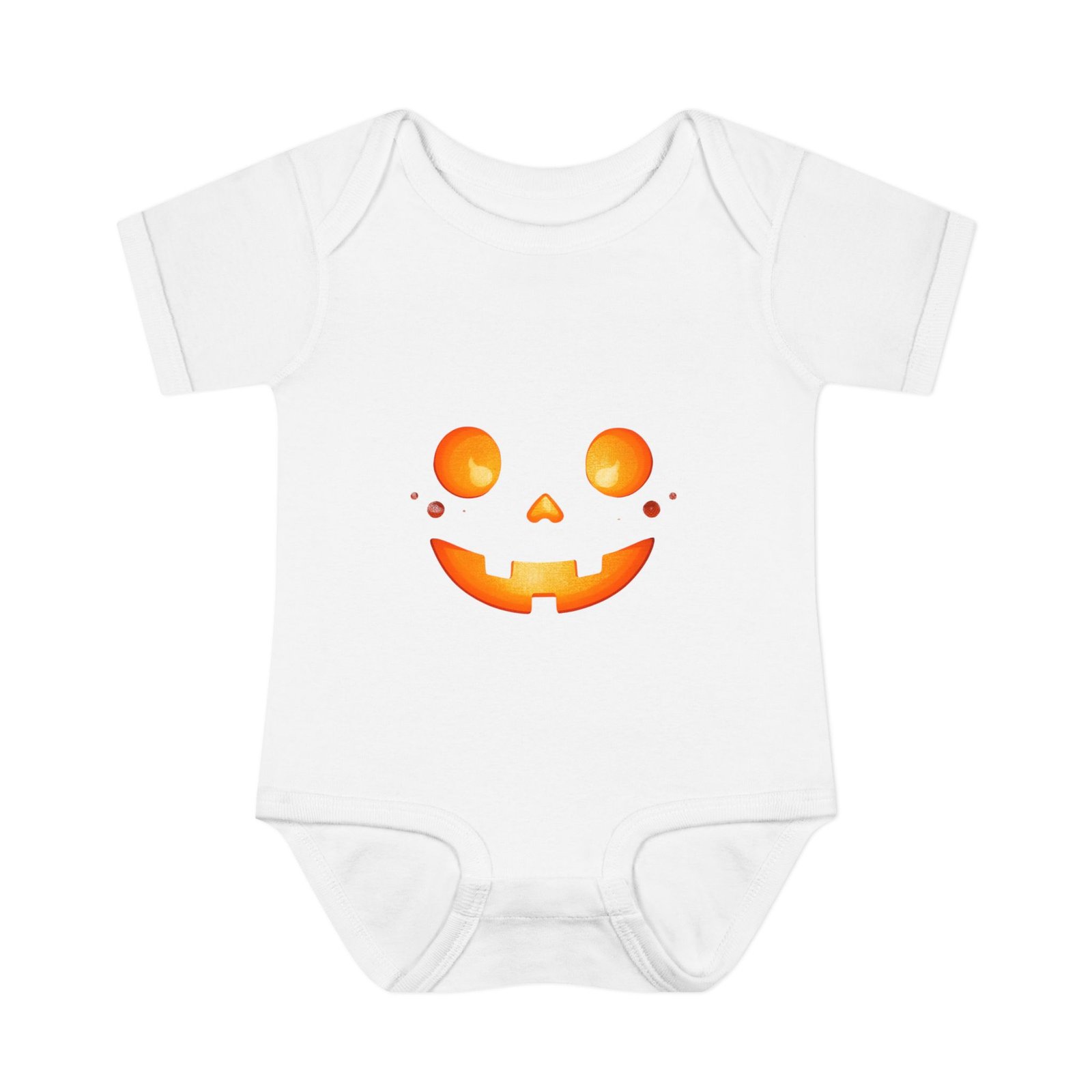 Halloween Jack-o-lantern Cute Infant Baby Bodysuit - Infant Clothing, Baby Shower Gift, Toddler Outfit, Newborn Apparel - Image 5