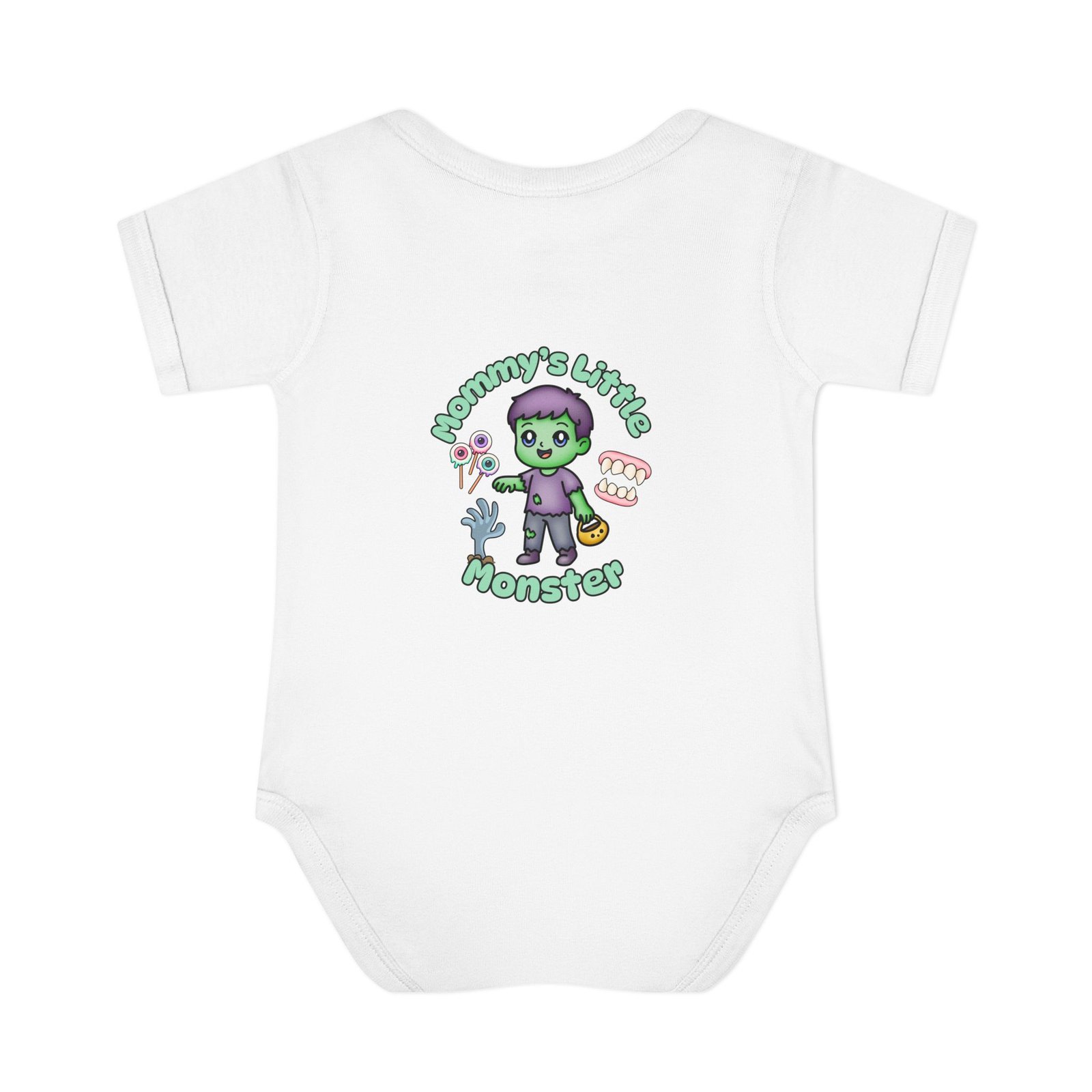 Mommy_s Little Monster Cute Infant Baby Bodysuit, Infant Clothing, Baby Shower Gift, Toddler Outfit, Newborn Apparel Halloween Tee - Image 3