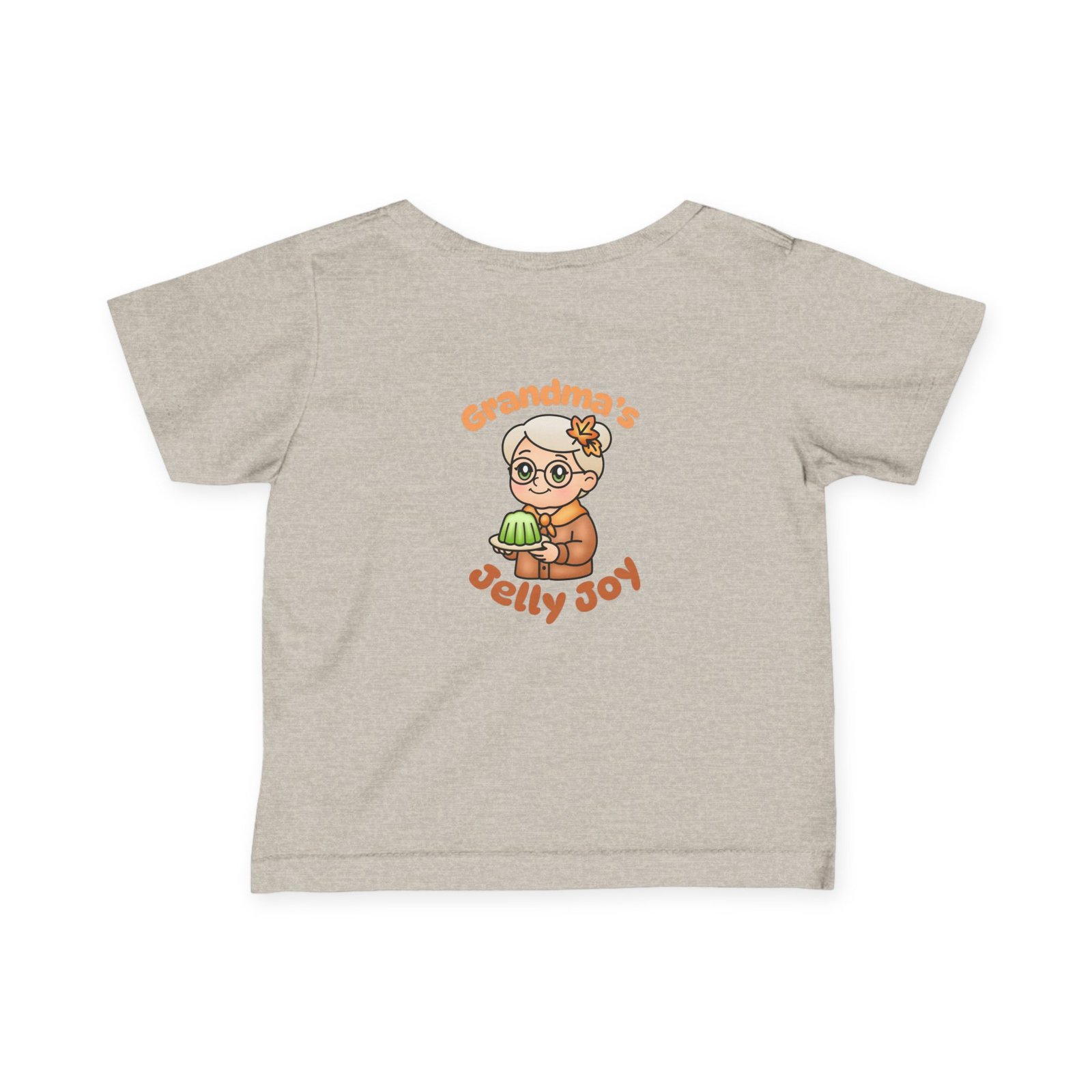 Grandmas Jelly Joy Cute Infant Tee, Baby Shirt, Newborn Gift, Toddler Apparel, Funny Baby Clothes - Image 3