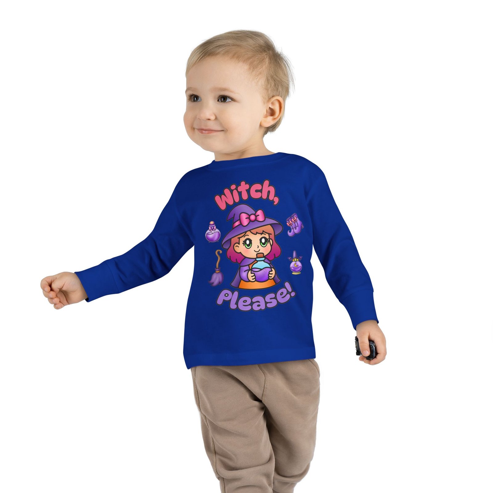Witch, Please! Cute Toddler Long Sleeve Tee, Baby T-Shirt, Kids Apparel, Toddler Gift, Playful Shirt, Baby Outfit, Cute Halloween Tee - Image 14