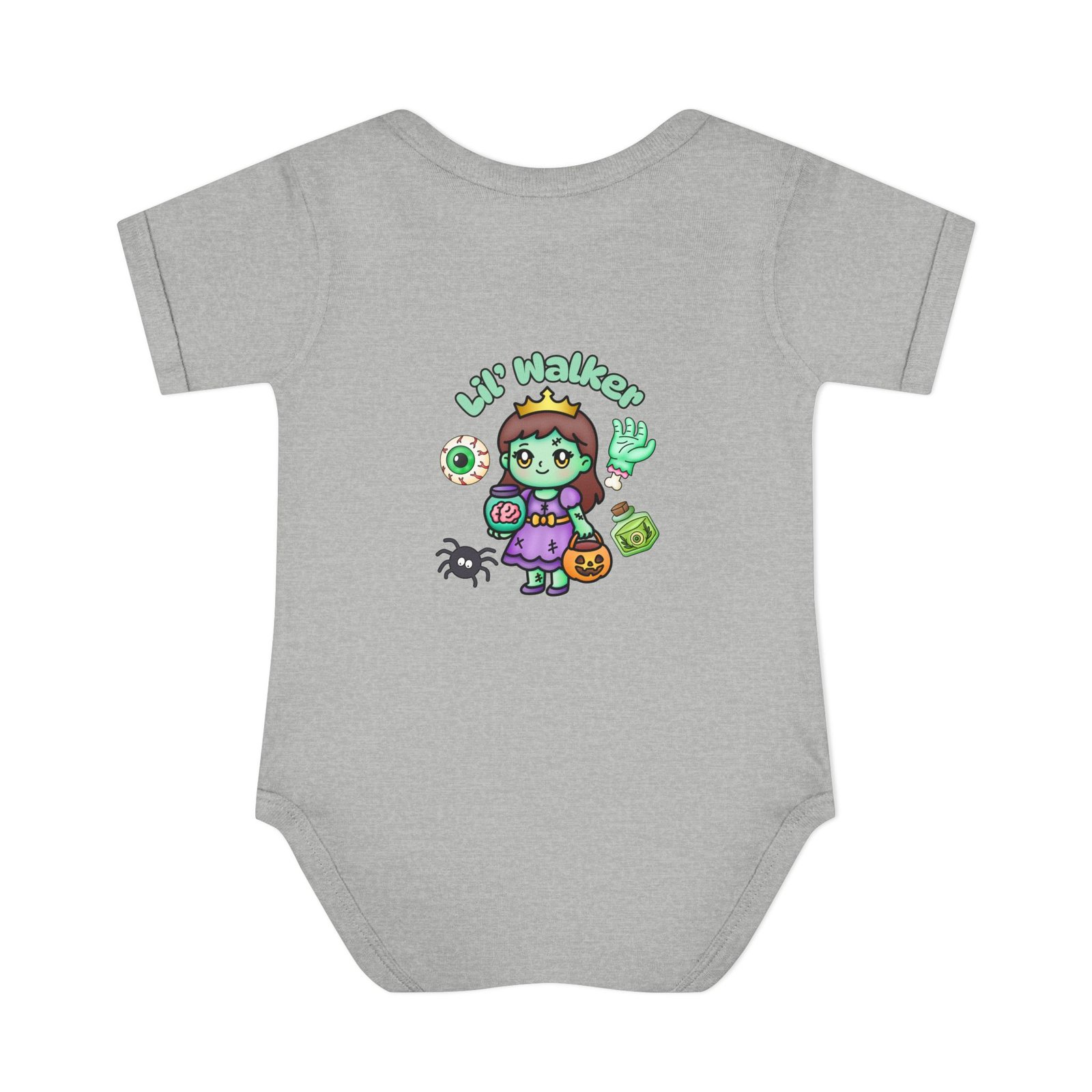 Lil Walker Cute Infant Baby Bodysuit, Infant Clothing, Baby Shower Gift, Toddler Outfit, Newborn Apparel Halloween Tee - Image 7