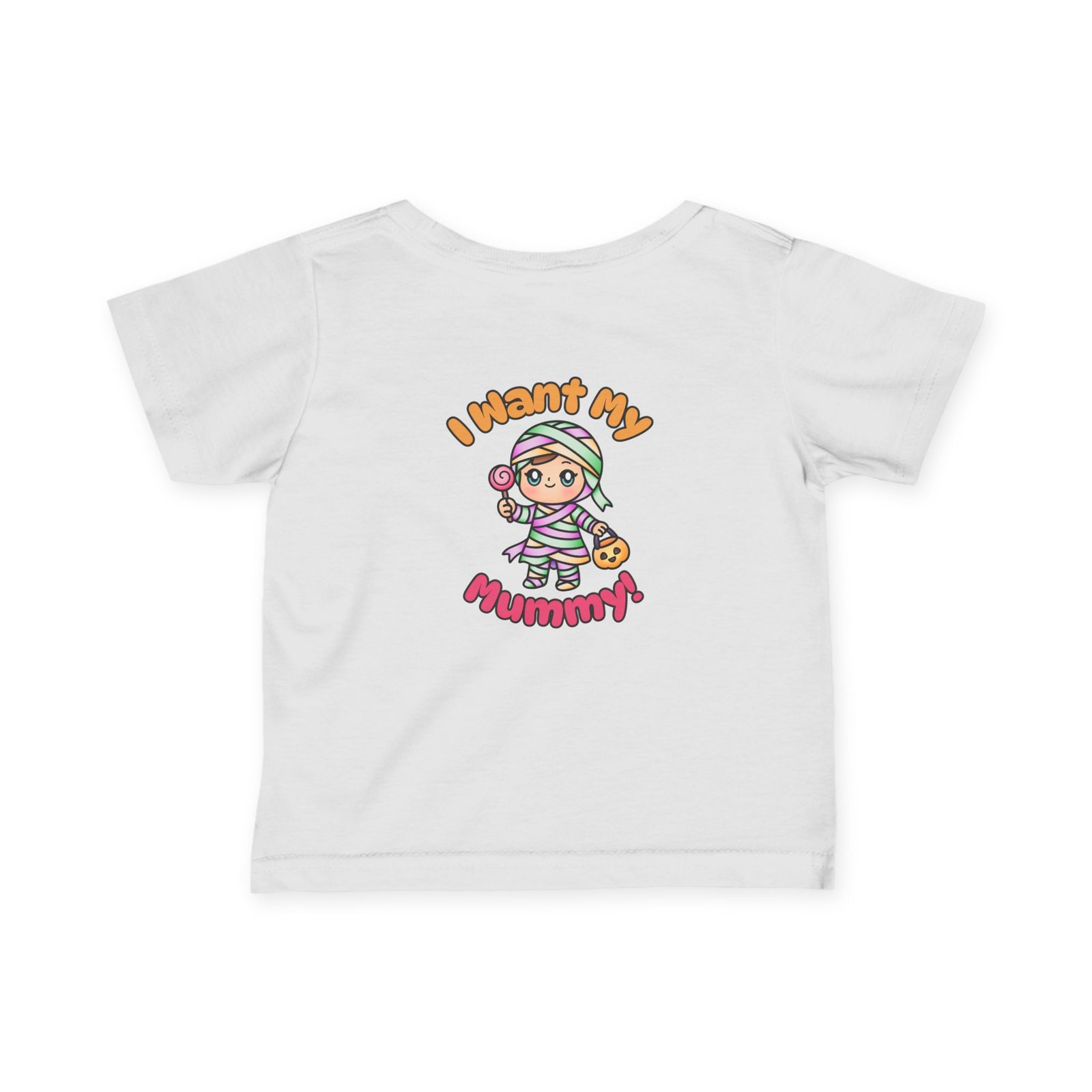 I Want My Mummy! Cute Infant Tee, Baby Shirt, Newborn Gift, Toddler Apparel, Funny Baby Clothes Halloween Tee - Image 15