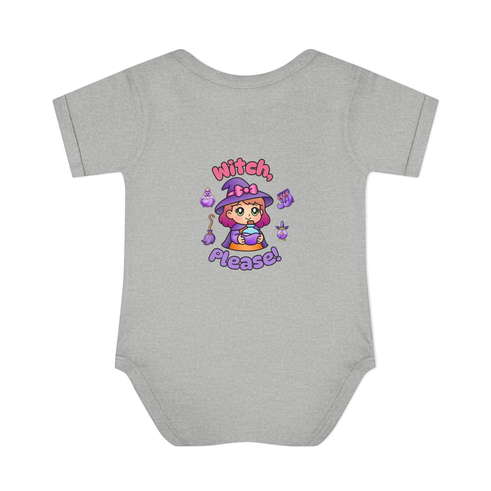 Witch, Please! Cute Infant Baby Bodysuit, Infant Clothing, Baby Shower Gift, Toddler Outfit, Newborn Apparel Halloween Tee - Image 7