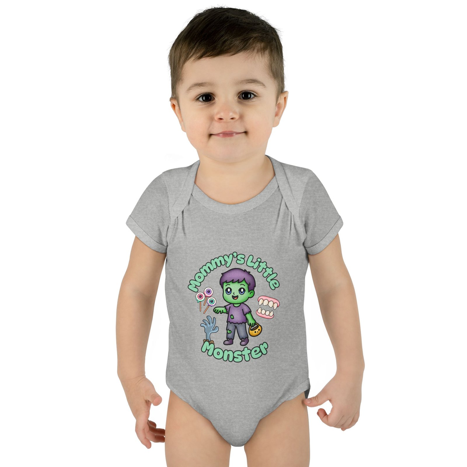 Mommy_s Little Monster Cute Infant Baby Bodysuit, Infant Clothing, Baby Shower Gift, Toddler Outfit, Newborn Apparel Halloween Tee - Image 8