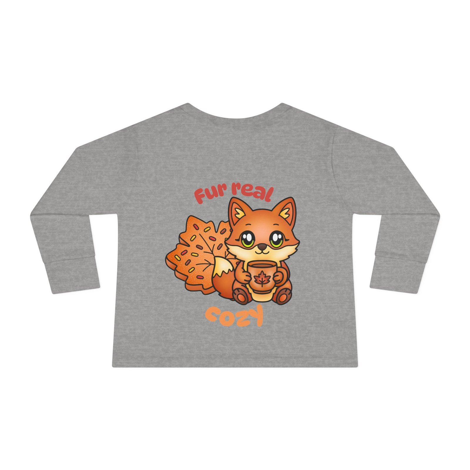 Cute Toddler Long Sleeve Tee, Fur real cozy Design, Baby T-Shirt, Kids Apparel, Toddler Gift, Playful Shirt, Baby Outfit - Image 6