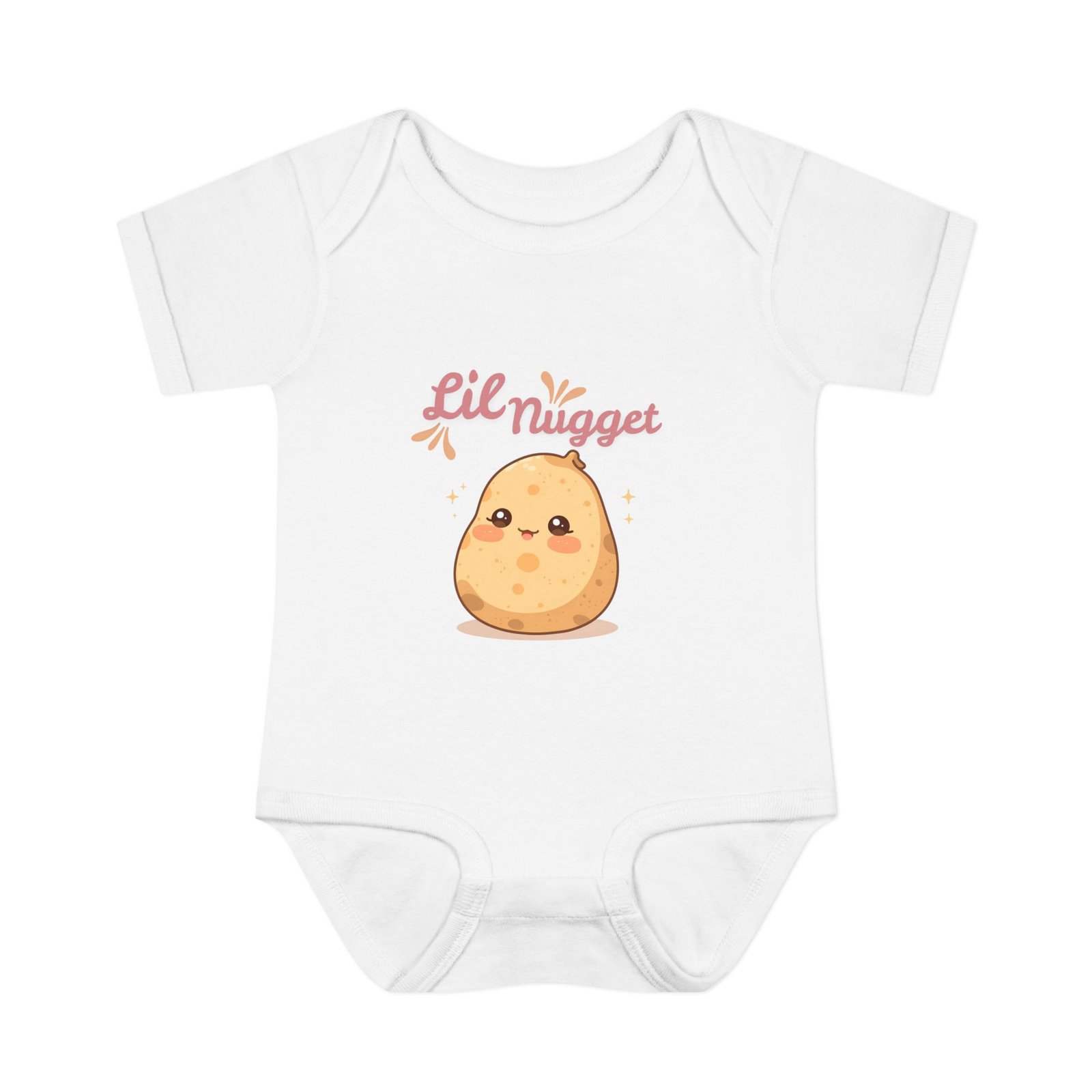 Lil Nugget Cute Infant Baby Bodysuit - Infant Clothing, Baby Shower Gift, Toddler Outfit, Newborn Apparel - Image 2