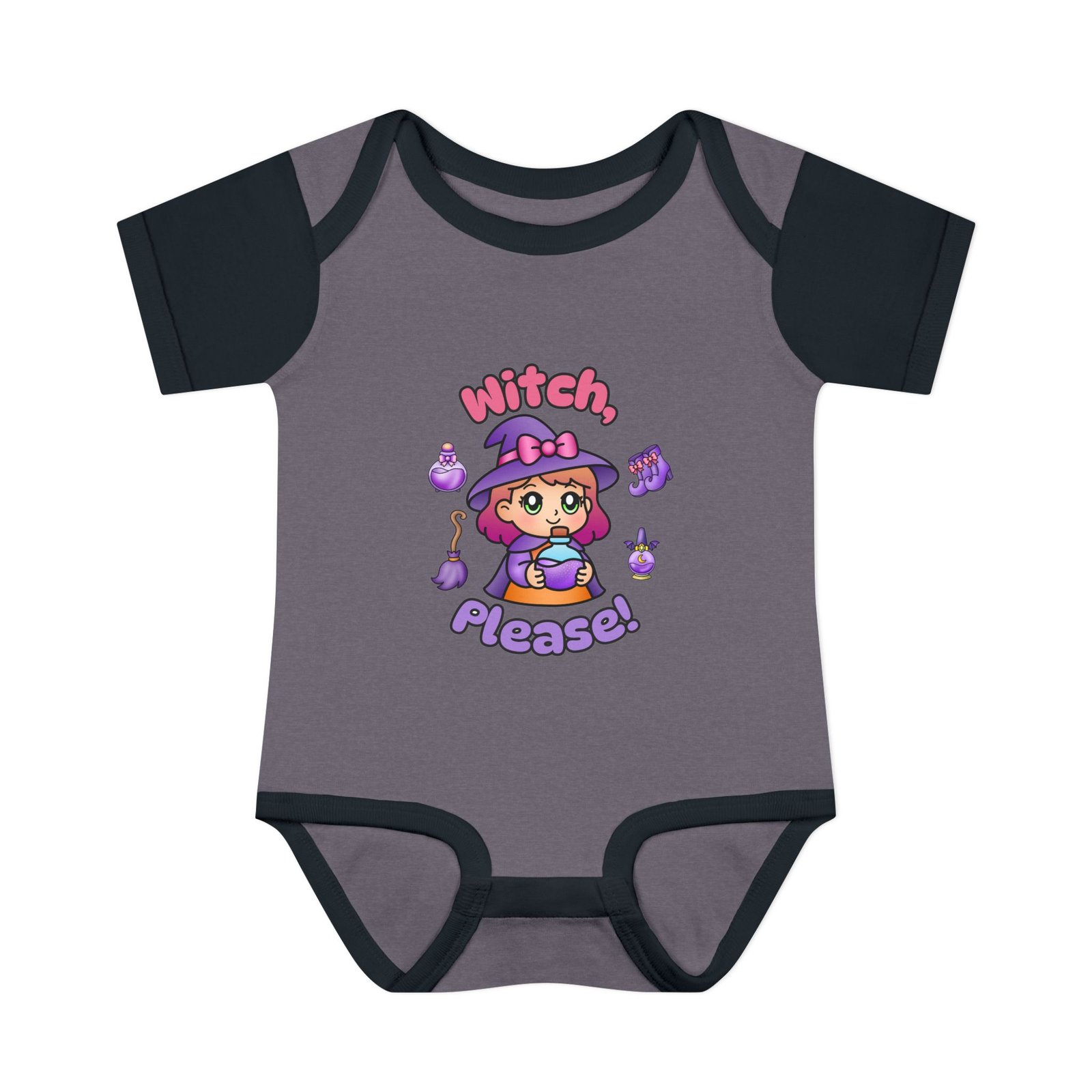 Witch, Please! Cute Infant Baby Bodysuit, Infant Clothing, Baby Shower Gift, Toddler Outfit, Newborn Apparel Halloween Tee - Image 14