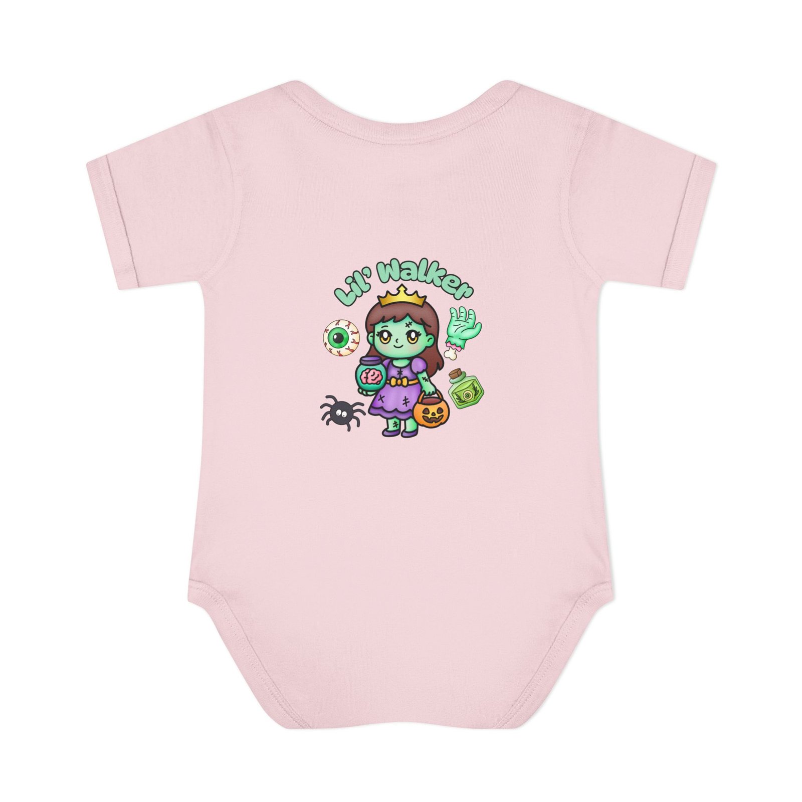 Lil Walker Cute Infant Baby Bodysuit, Infant Clothing, Baby Shower Gift, Toddler Outfit, Newborn Apparel Halloween Tee - Image 51