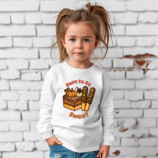 Cute Toddler Long Sleeve Tee with Born to be sweet Design, Baby T-Shirt, Kids Apparel, Toddler Gift, Playful Shirt, Baby Outfit, Cute [...]
