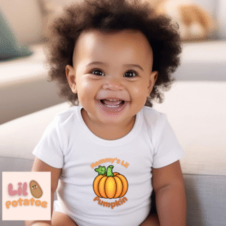 Mommy’s Lil Pumpkin Cute Infant Baby Bodysuit - Infant Clothing, Baby Shower Gift, Toddler Outfit, Newborn Apparel