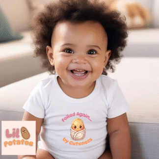 Cute Infant Baby Bodysuit - "Foiled Again by Cuteness " Design, Infant Clothing, Baby Shower Gift, Toddler Outfit, Newborn Apparel
