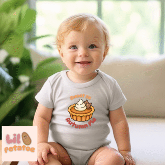 Sweet as Autumn pie Cute Infant Tee, Baby Shirt, Newborn Gift, Toddler Apparel, Funny Baby Clothes