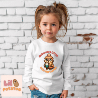 Cute Toddler Long Sleeve Tee, Autumns little adventurer Design, Baby T-Shirt, Kids Apparel, Toddler Gift, Playful Shirt, Baby Outfit