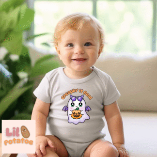 Creepin It Real Cute Infant Tee, Baby Shirt, Newborn Gift, Toddler Apparel, Funny Baby Clothes Halloween Tee