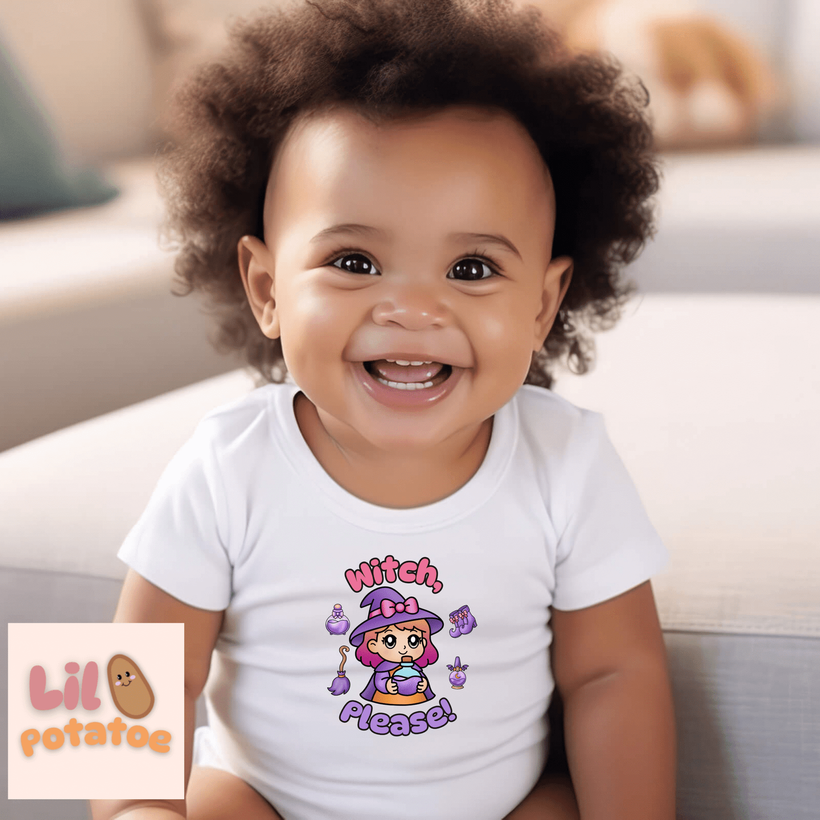 Witch, Please! Cute Infant Baby Bodysuit, Infant Clothing, Baby Shower Gift, Toddler Outfit, Newborn Apparel Halloween Tee