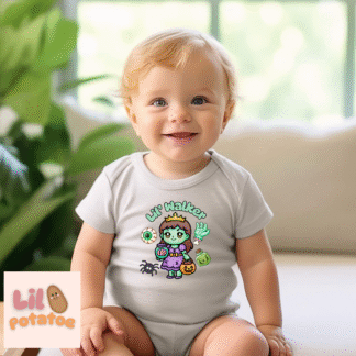 Lil Walker Cute Infant Tee, Baby Shirt, Newborn Gift, Toddler Apparel, Funny Baby Clothes Halloween Tee