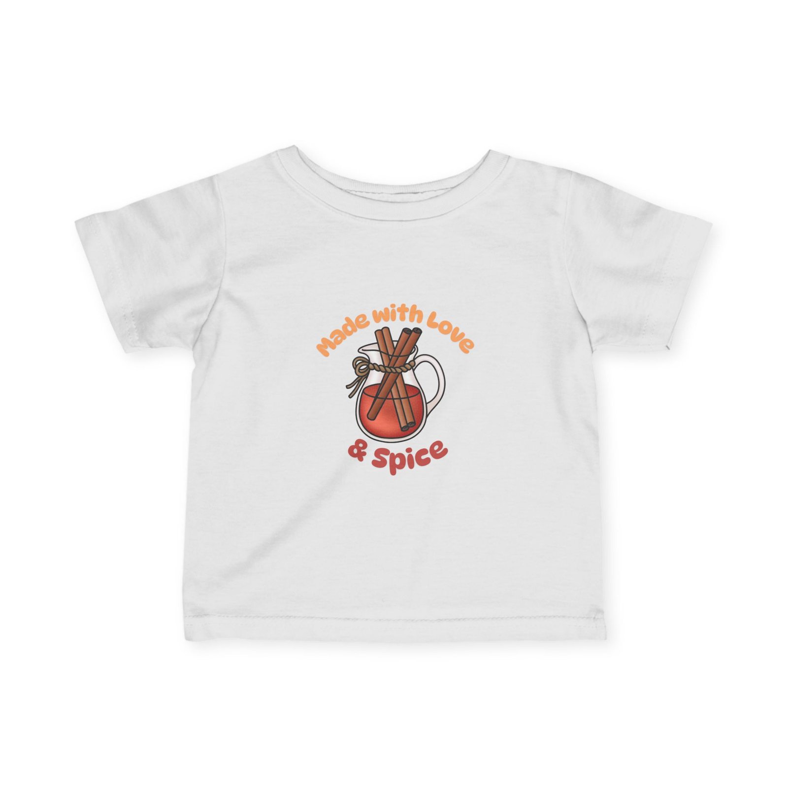 Made with Love & Spice Cute Infant Tee, Baby Shirt, Newborn Gift, Toddler Apparel, Funny Baby Clothes - Image 5