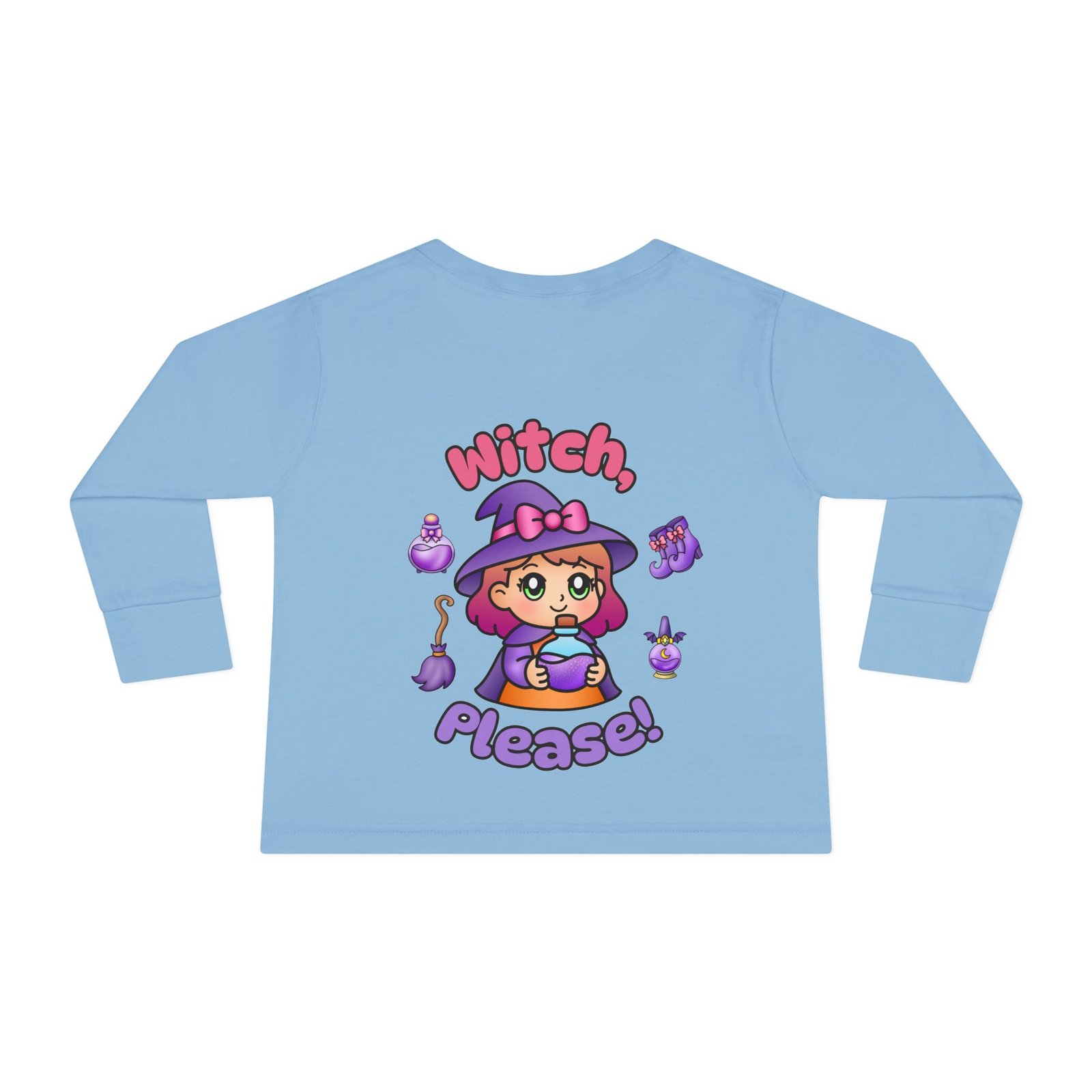 Witch, Please! Cute Toddler Long Sleeve Tee, Baby T-Shirt, Kids Apparel, Toddler Gift, Playful Shirt, Baby Outfit, Cute Halloween Tee - Image 28