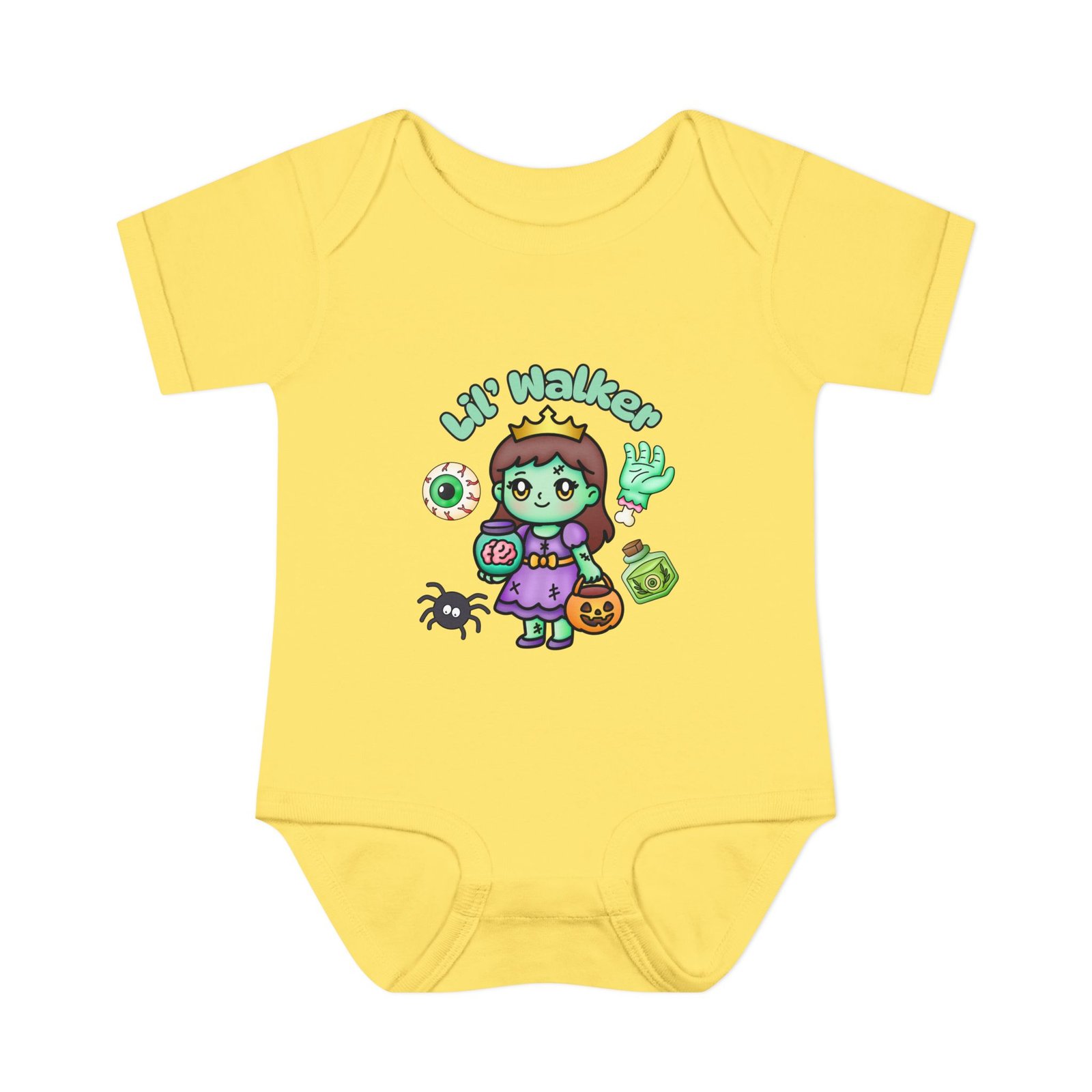 Lil Walker Cute Infant Baby Bodysuit, Infant Clothing, Baby Shower Gift, Toddler Outfit, Newborn Apparel Halloween Tee - Image 10