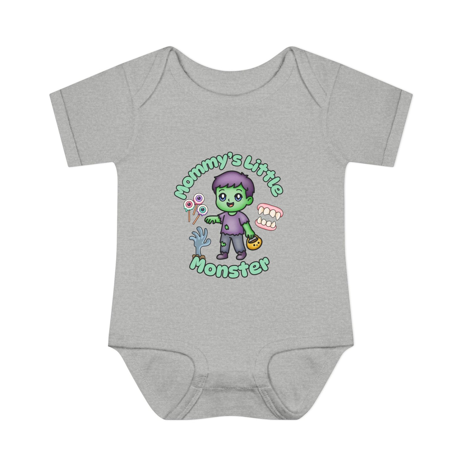 Mommy_s Little Monster Cute Infant Baby Bodysuit, Infant Clothing, Baby Shower Gift, Toddler Outfit, Newborn Apparel Halloween Tee - Image 6