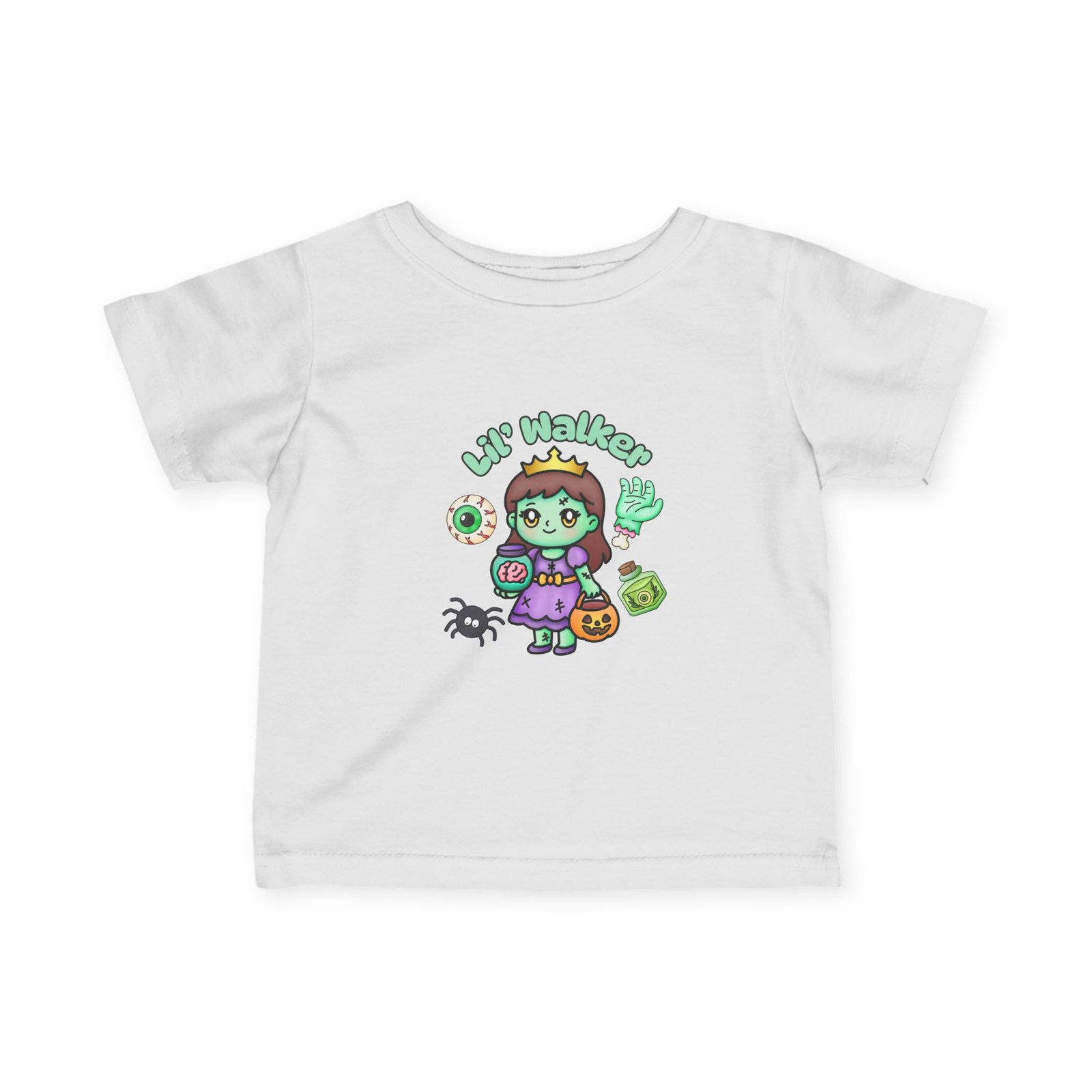 Lil Walker Cute Infant Tee, Baby Shirt, Newborn Gift, Toddler Apparel, Funny Baby Clothes Halloween Tee - Image 14