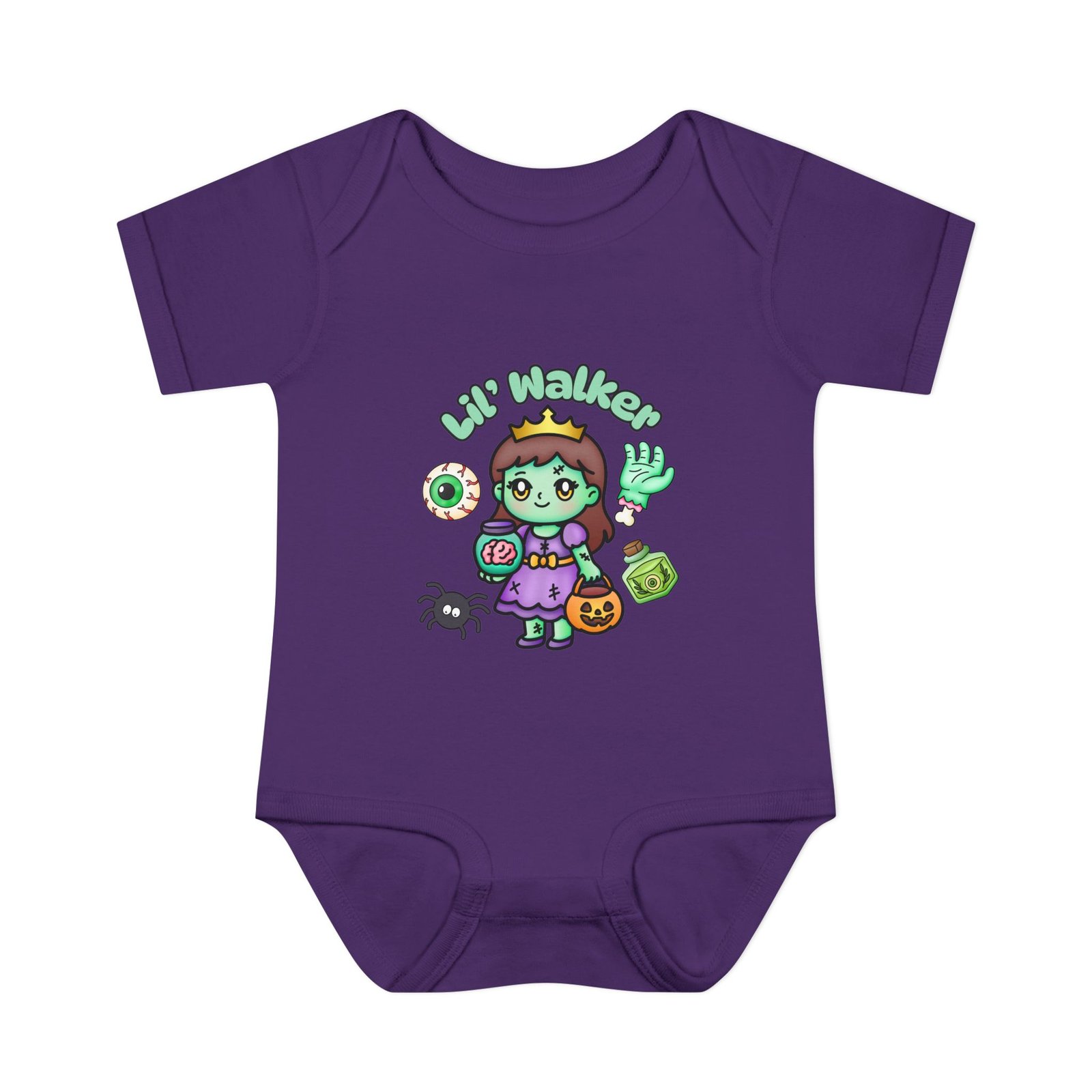 Lil Walker Cute Infant Baby Bodysuit, Infant Clothing, Baby Shower Gift, Toddler Outfit, Newborn Apparel Halloween Tee - Image 34