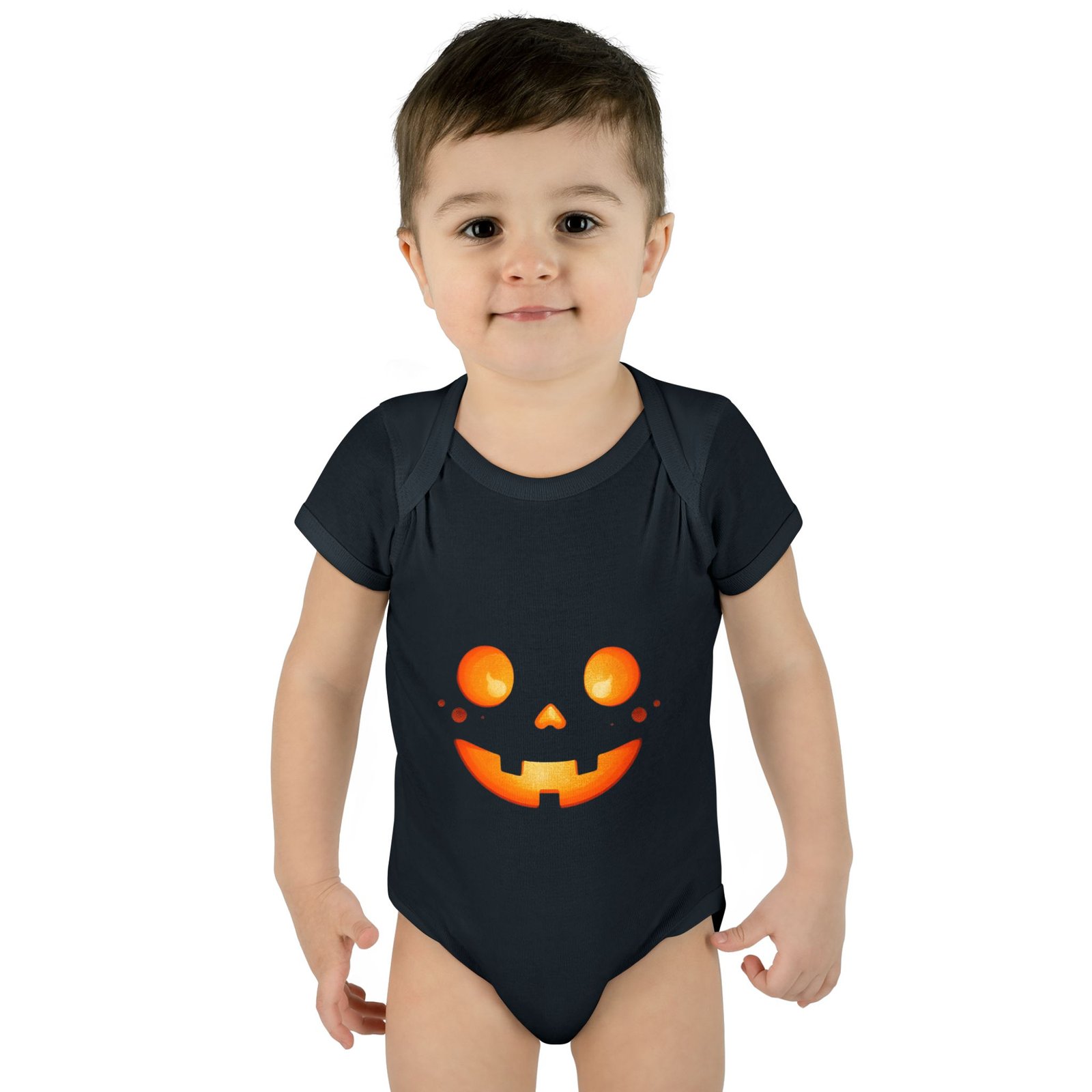Halloween Jack-o-lantern Cute Infant Baby Bodysuit - Infant Clothing, Baby Shower Gift, Toddler Outfit, Newborn Apparel