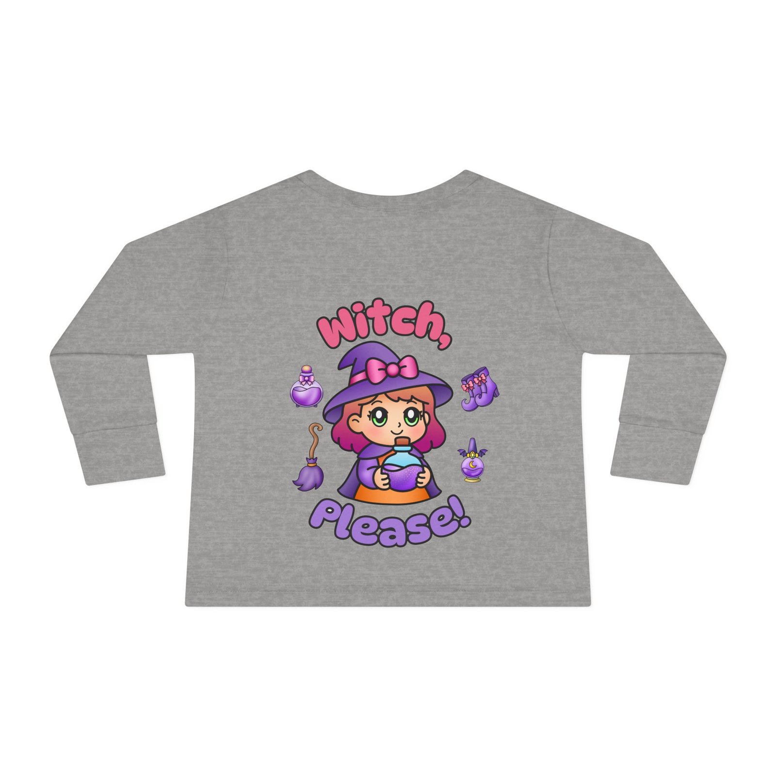Witch, Please! Cute Toddler Long Sleeve Tee, Baby T-Shirt, Kids Apparel, Toddler Gift, Playful Shirt, Baby Outfit, Cute Halloween Tee - Image 33