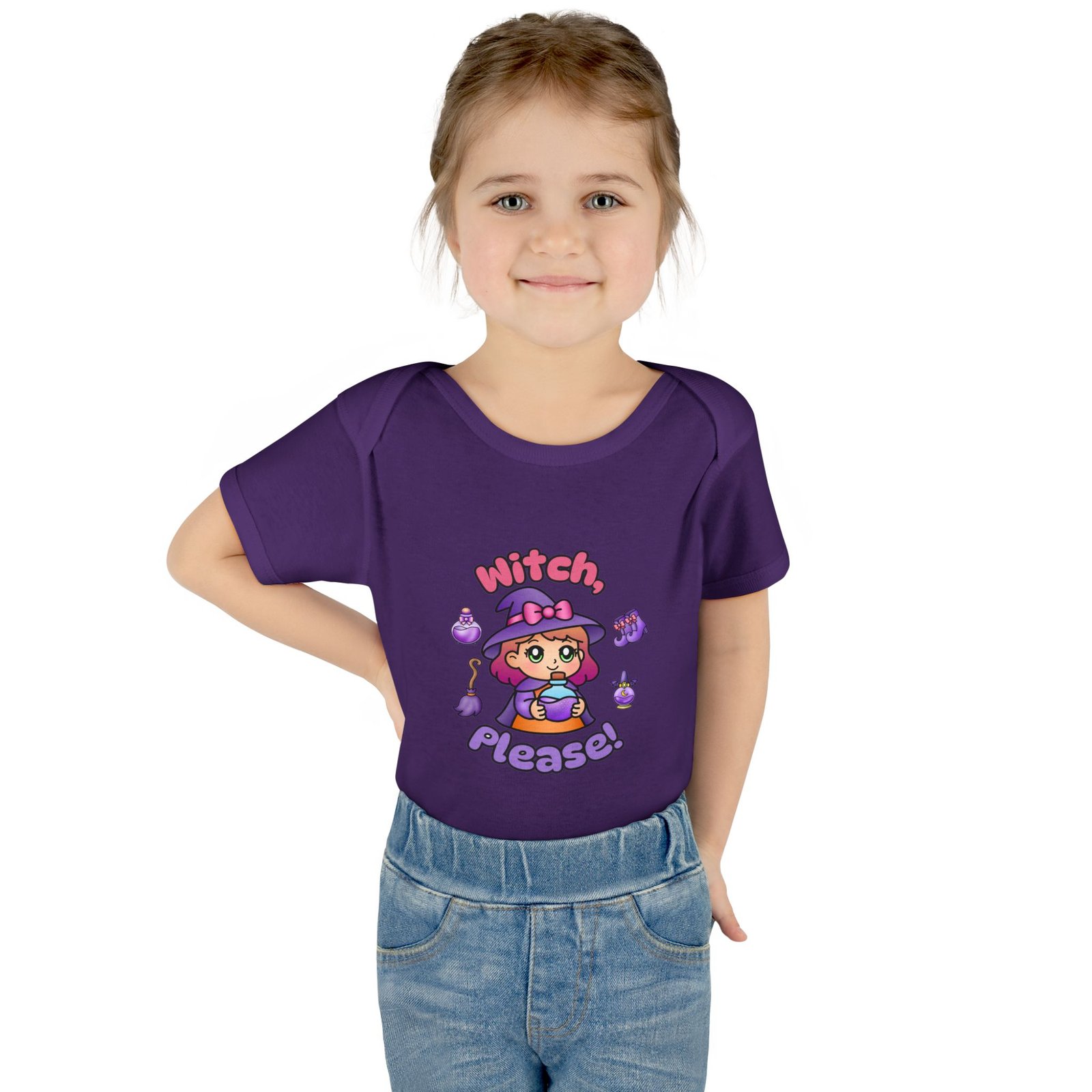 Witch, Please! Cute Infant Baby Bodysuit, Infant Clothing, Baby Shower Gift, Toddler Outfit, Newborn Apparel Halloween Tee - Image 37
