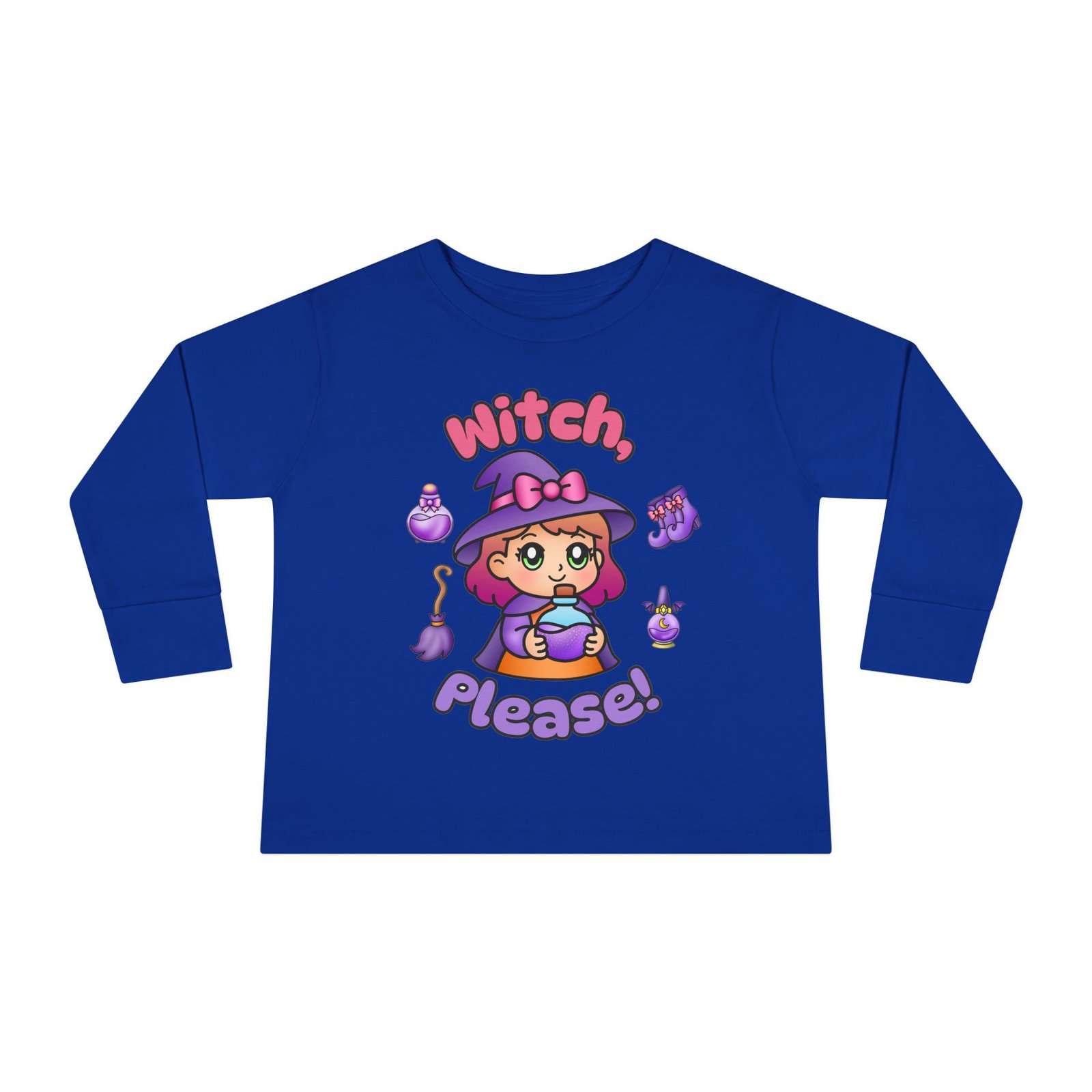 Witch, Please! Cute Toddler Long Sleeve Tee, Baby T-Shirt, Kids Apparel, Toddler Gift, Playful Shirt, Baby Outfit, Cute Halloween Tee - Image 12