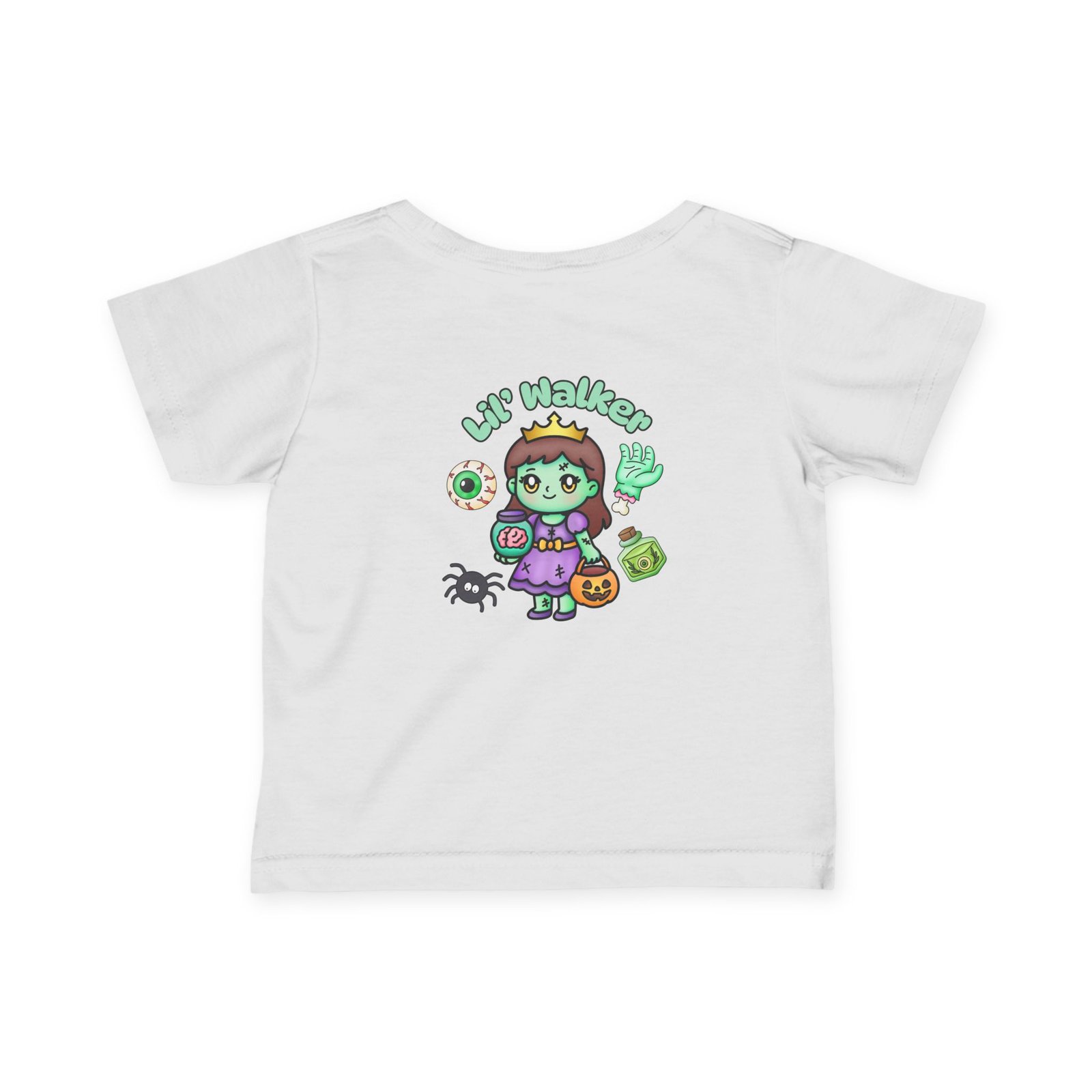 Lil Walker Cute Infant Tee, Baby Shirt, Newborn Gift, Toddler Apparel, Funny Baby Clothes Halloween Tee - Image 15