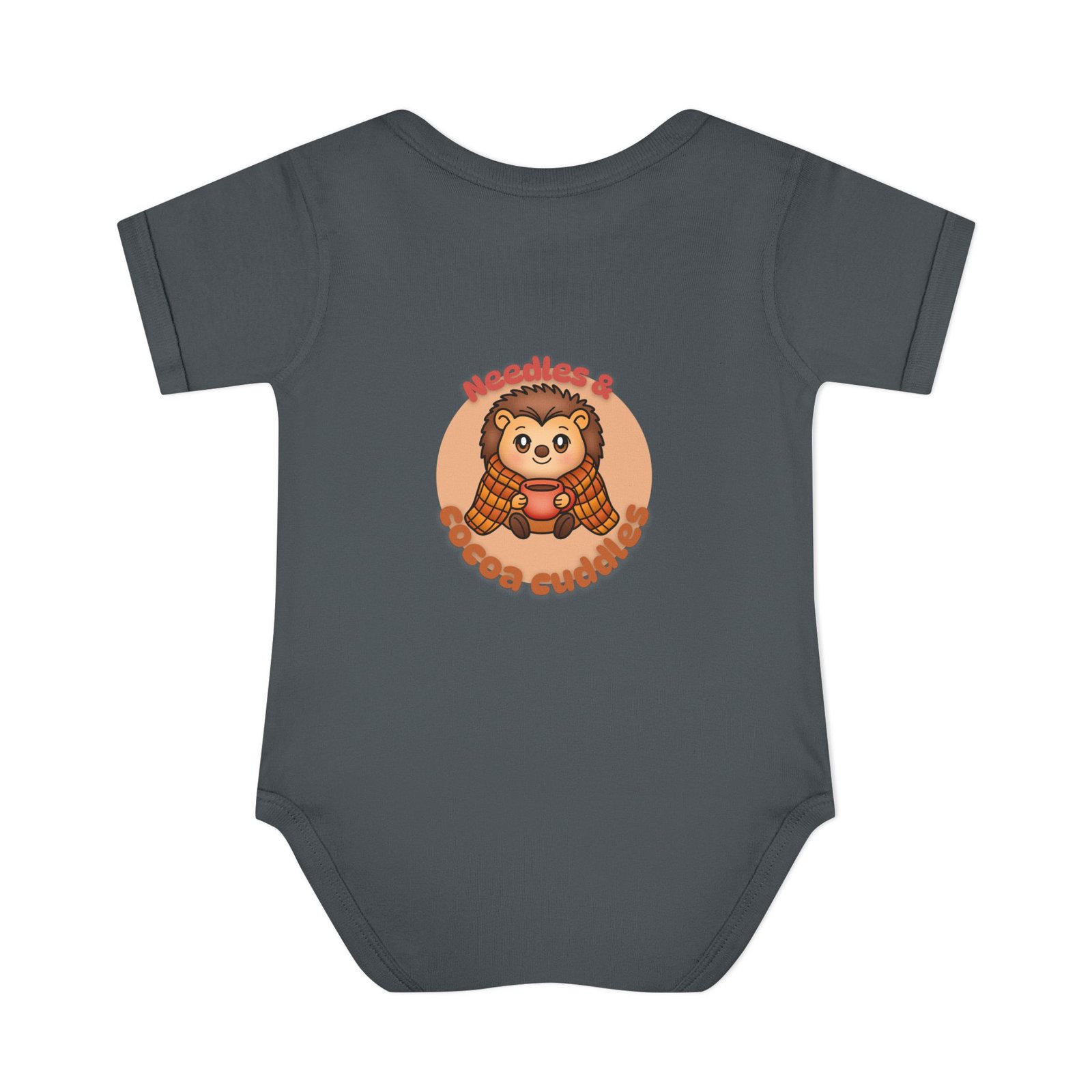 Cute Infant Baby Bodysuit "Needles & cocoa cuddles" Design, Infant Clothing, Baby Shower Gift, Toddler Outfit, Newborn Apparel - Image 14