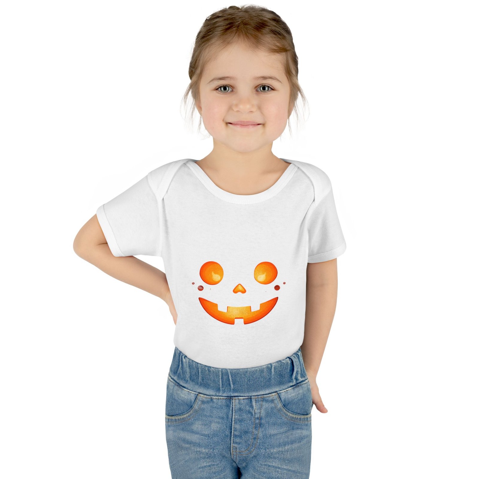 Halloween Jack-o-lantern Cute Infant Baby Bodysuit - Infant Clothing, Baby Shower Gift, Toddler Outfit, Newborn Apparel - Image 8