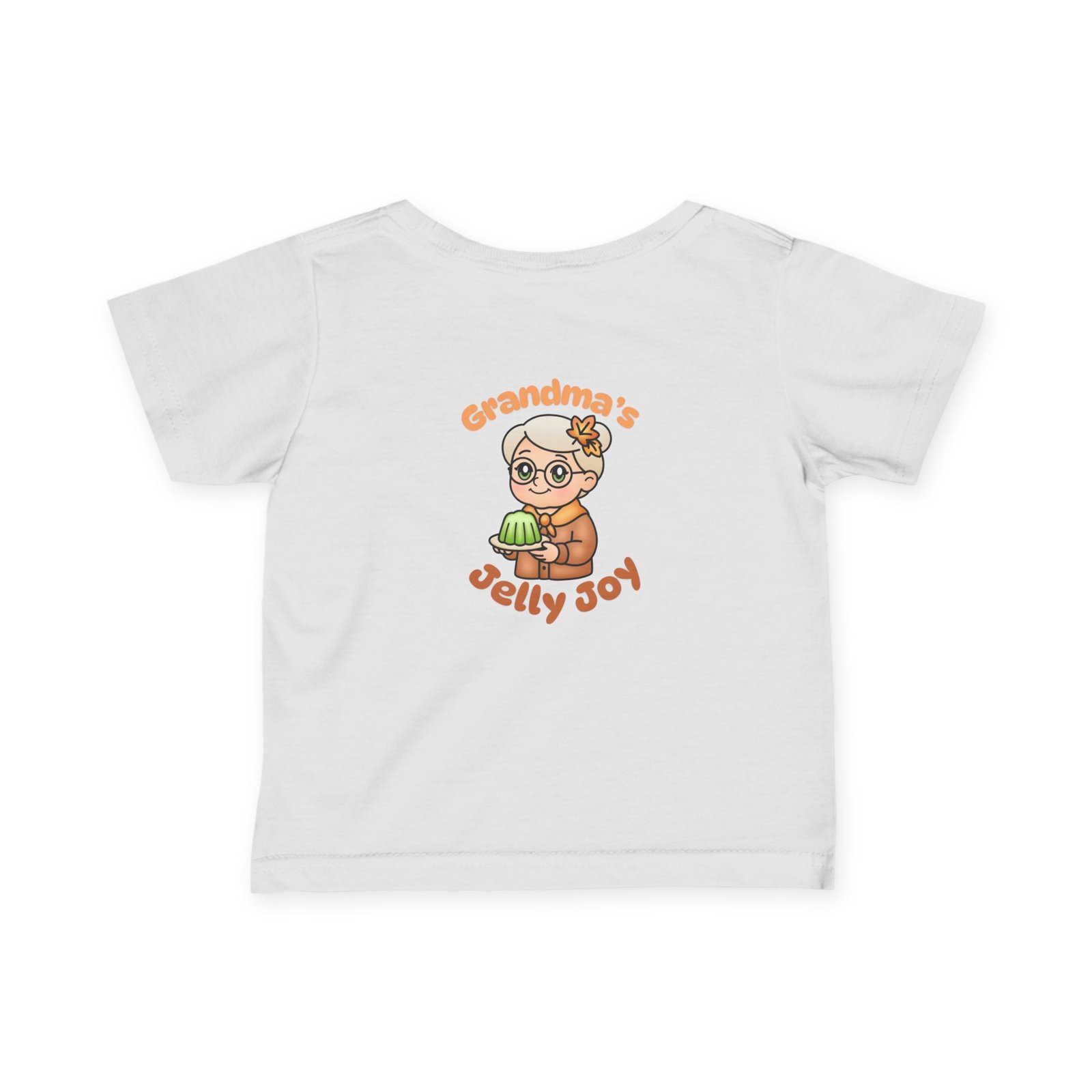 Grandmas Jelly Joy Cute Infant Tee, Baby Shirt, Newborn Gift, Toddler Apparel, Funny Baby Clothes - Image 5