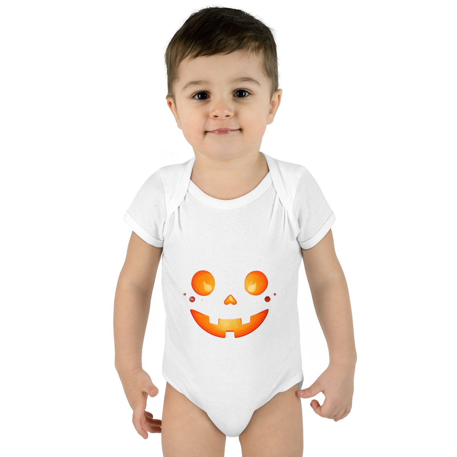 Halloween Jack-o-lantern Cute Infant Baby Bodysuit - Infant Clothing, Baby Shower Gift, Toddler Outfit, Newborn Apparel - Image 7
