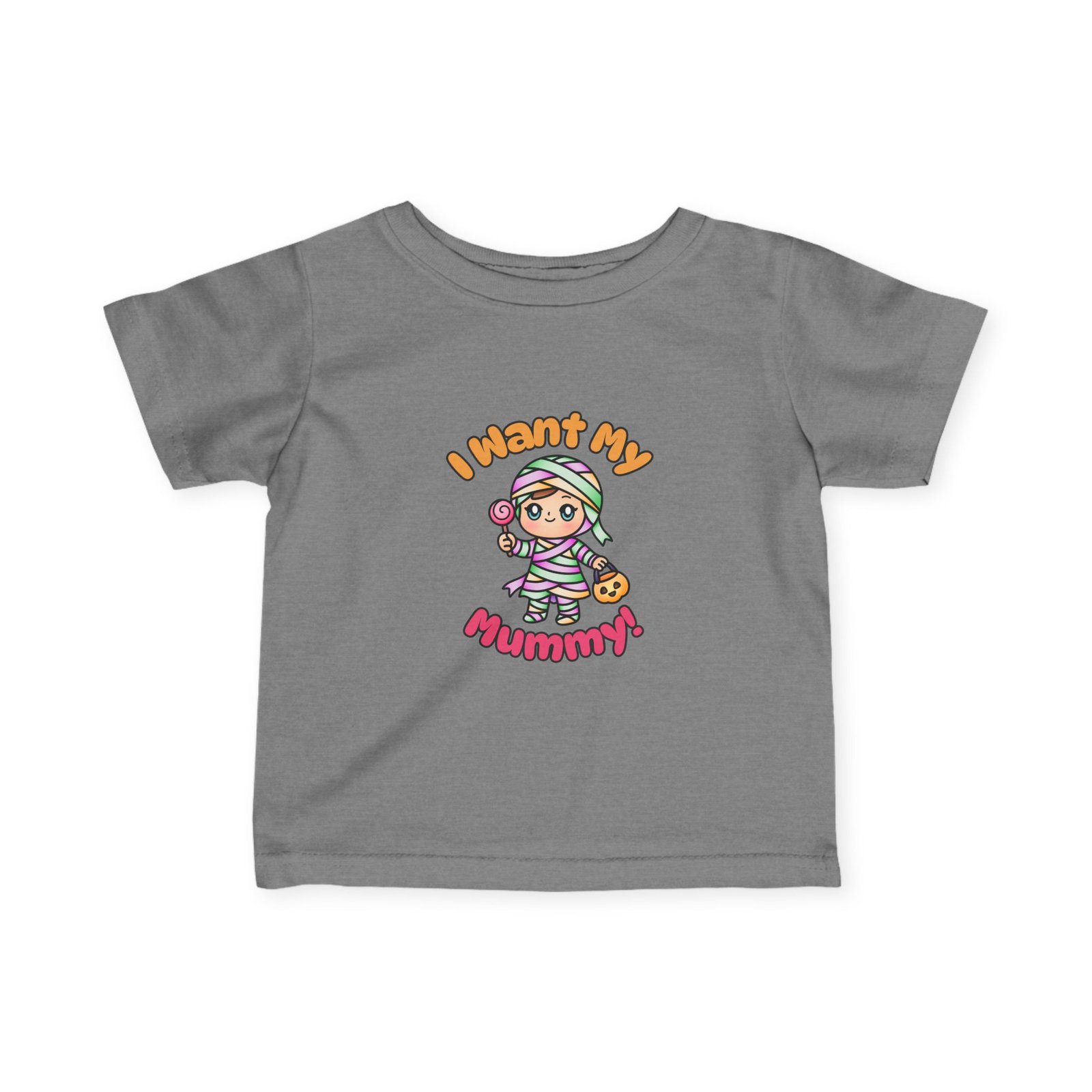 I Want My Mummy! Cute Infant Tee, Baby Shirt, Newborn Gift, Toddler Apparel, Funny Baby Clothes Halloween Tee - Image 32