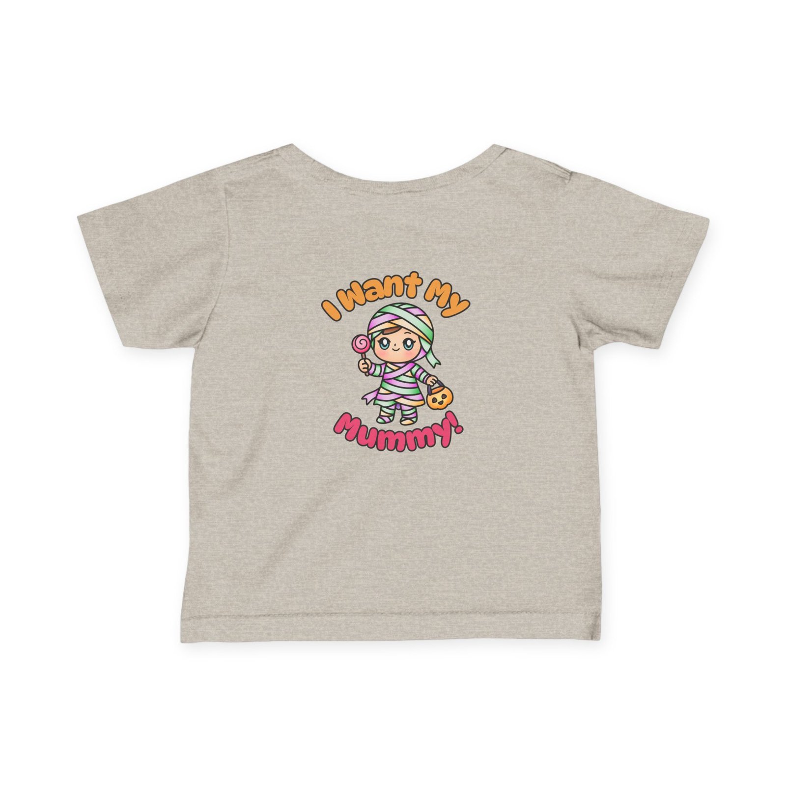 I Want My Mummy! Cute Infant Tee, Baby Shirt, Newborn Gift, Toddler Apparel, Funny Baby Clothes Halloween Tee - Image 3