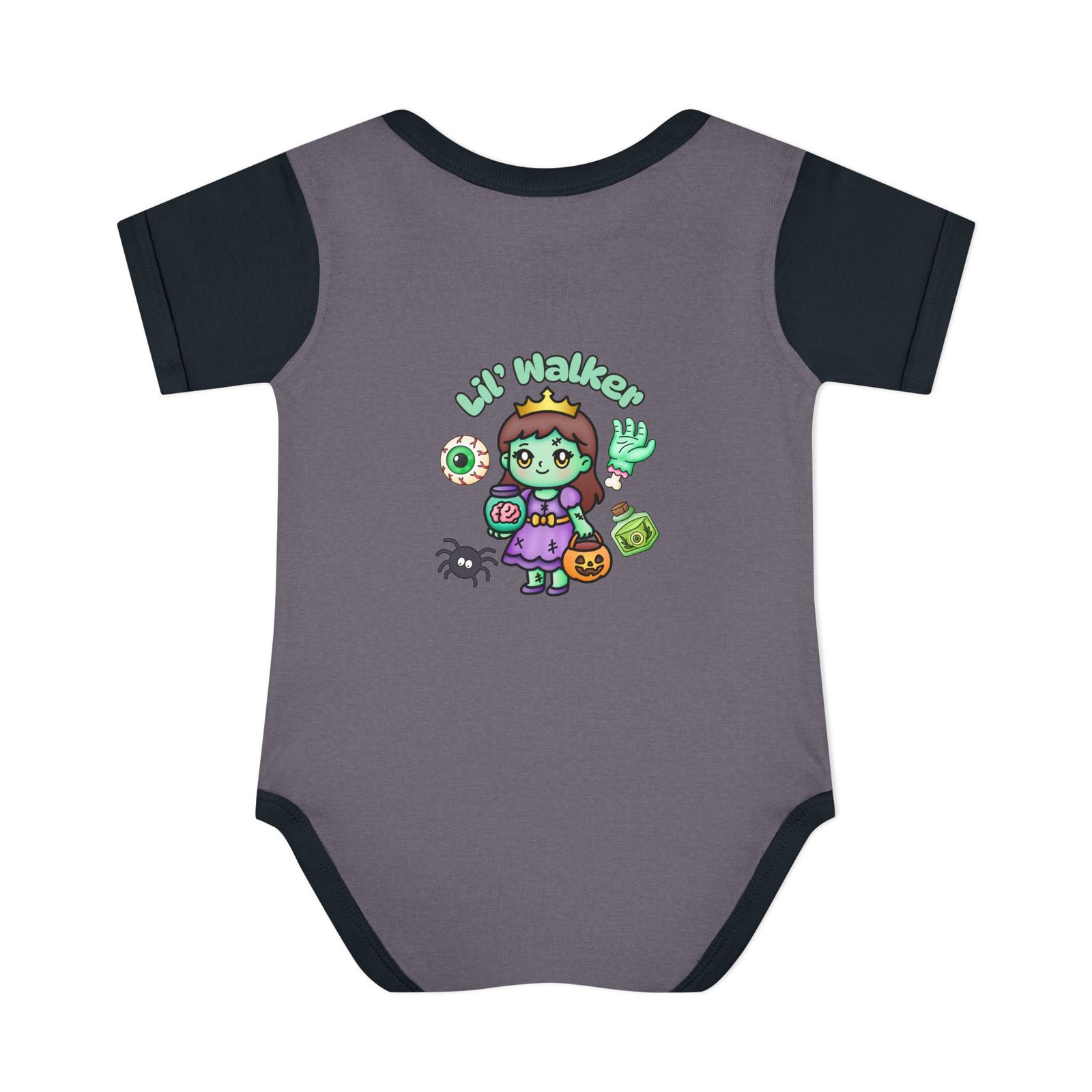 Lil Walker Cute Infant Baby Bodysuit, Infant Clothing, Baby Shower Gift, Toddler Outfit, Newborn Apparel Halloween Tee - Image 15