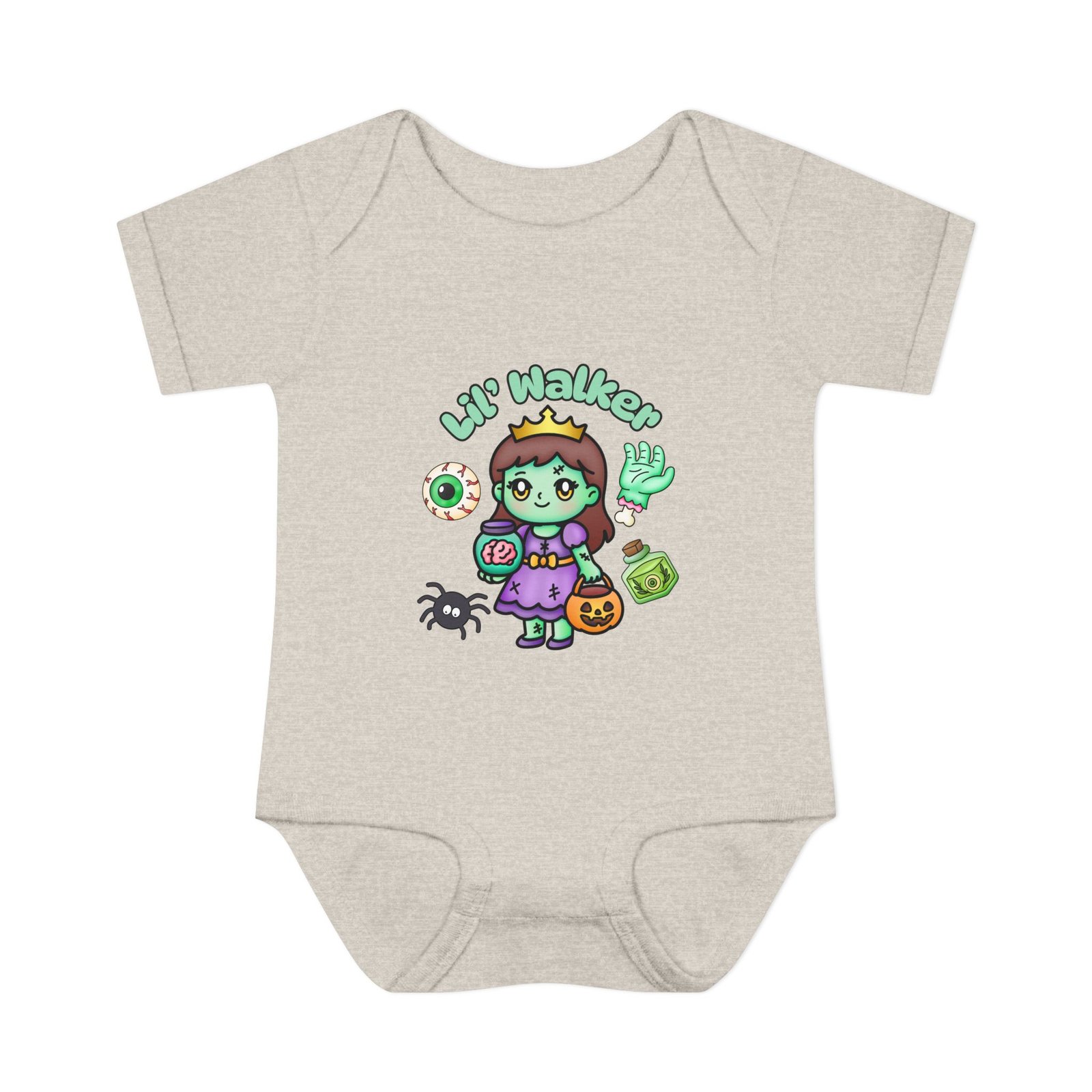 Lil Walker Cute Infant Baby Bodysuit, Infant Clothing, Baby Shower Gift, Toddler Outfit, Newborn Apparel Halloween Tee - Image 38