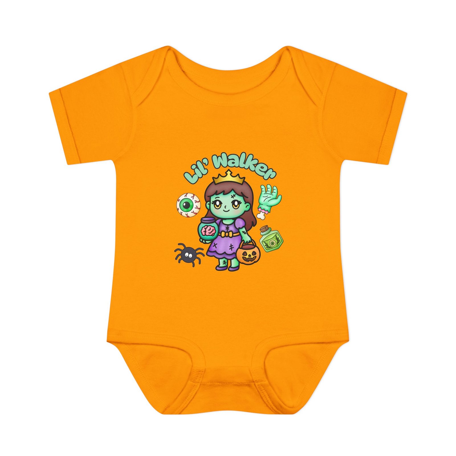Lil Walker Cute Infant Baby Bodysuit, Infant Clothing, Baby Shower Gift, Toddler Outfit, Newborn Apparel Halloween Tee - Image 58