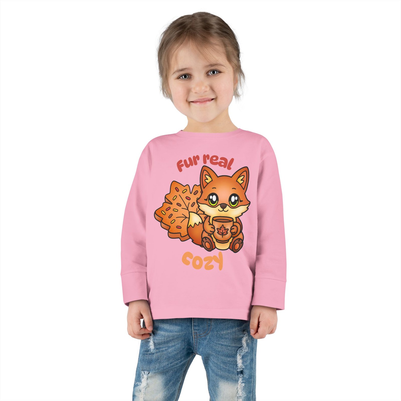 Cute Toddler Long Sleeve Tee, Fur real cozy Design, Baby T-Shirt, Kids Apparel, Toddler Gift, Playful Shirt, Baby Outfit - Image 16