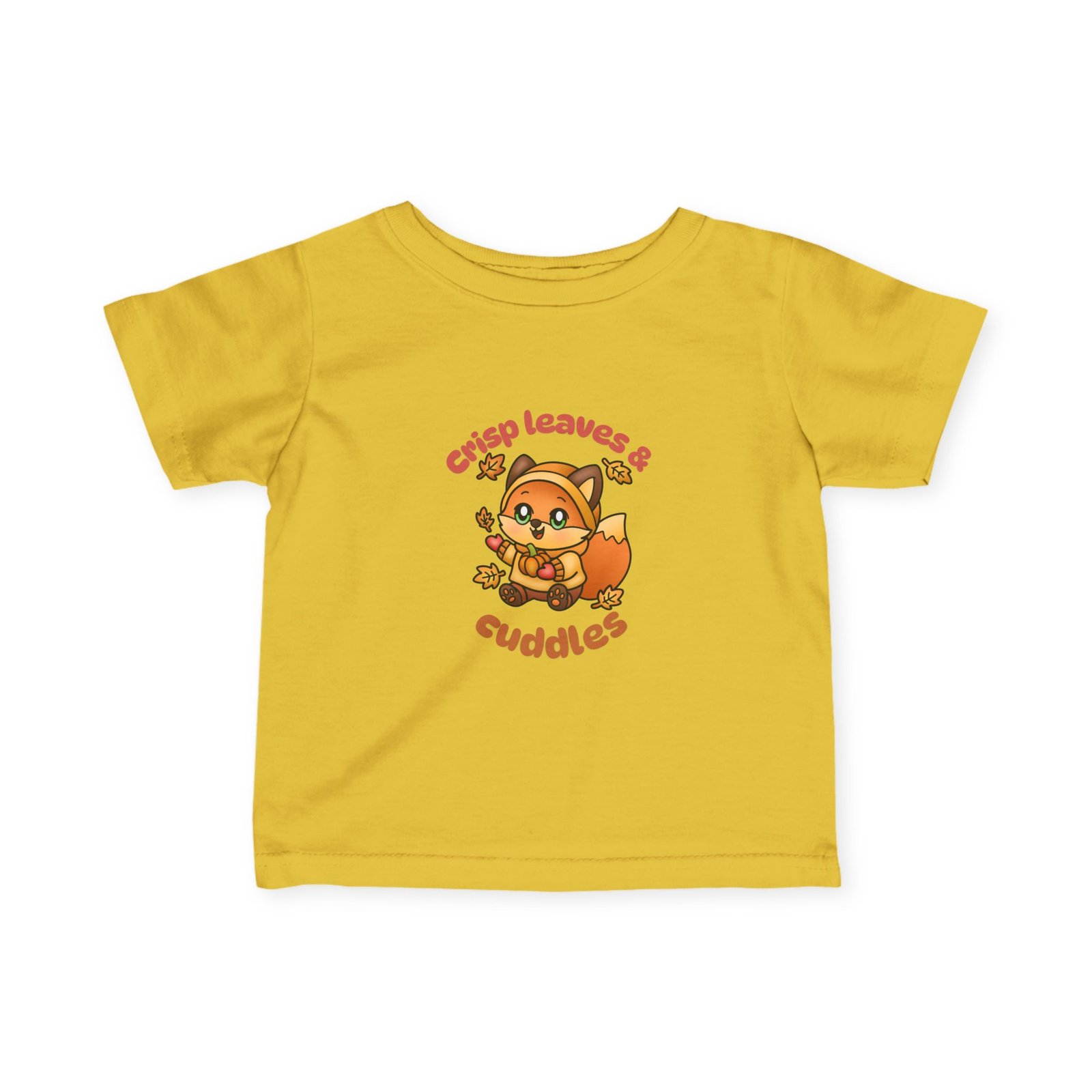 Crisp leaves & cuddles Cute Infant Tee, Baby Shirt, Newborn Gift, Toddler Apparel, Funny Baby Clothes - Image 7