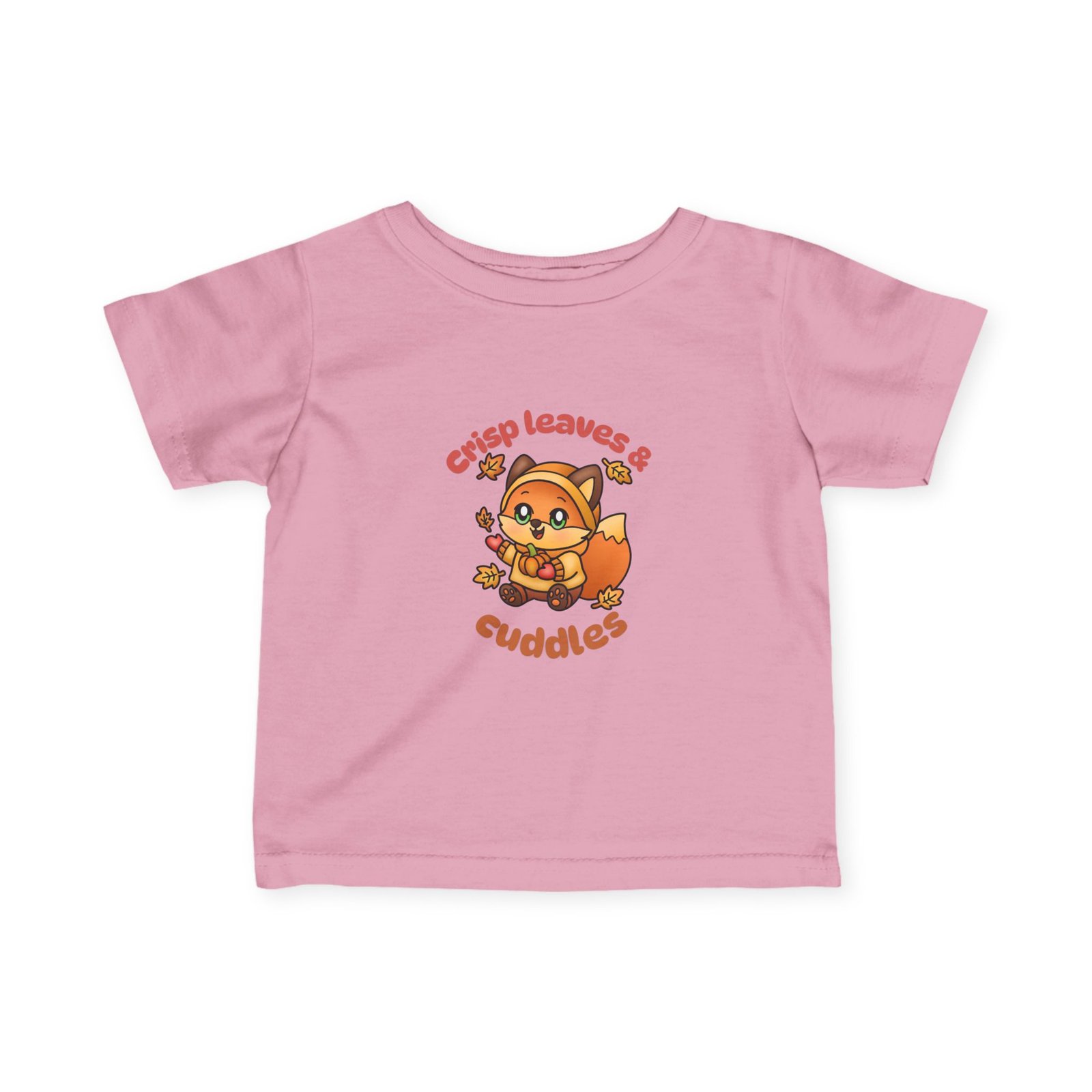 Crisp leaves & cuddles Cute Infant Tee, Baby Shirt, Newborn Gift, Toddler Apparel, Funny Baby Clothes - Image 16