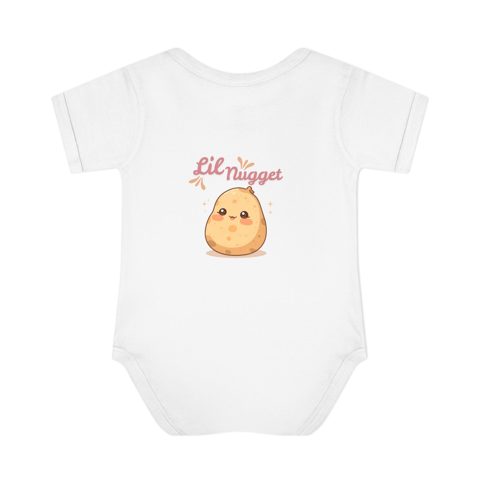 Lil Nugget Cute Infant Baby Bodysuit - Infant Clothing, Baby Shower Gift, Toddler Outfit, Newborn Apparel - Image 3
