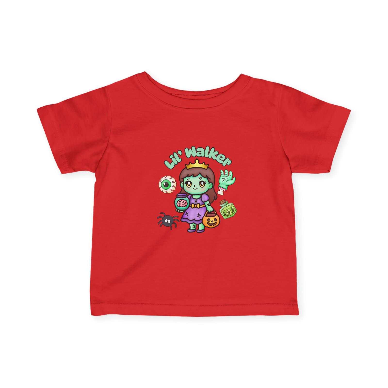 Lil Walker Cute Infant Tee, Baby Shirt, Newborn Gift, Toddler Apparel, Funny Baby Clothes Halloween Tee - Image 5