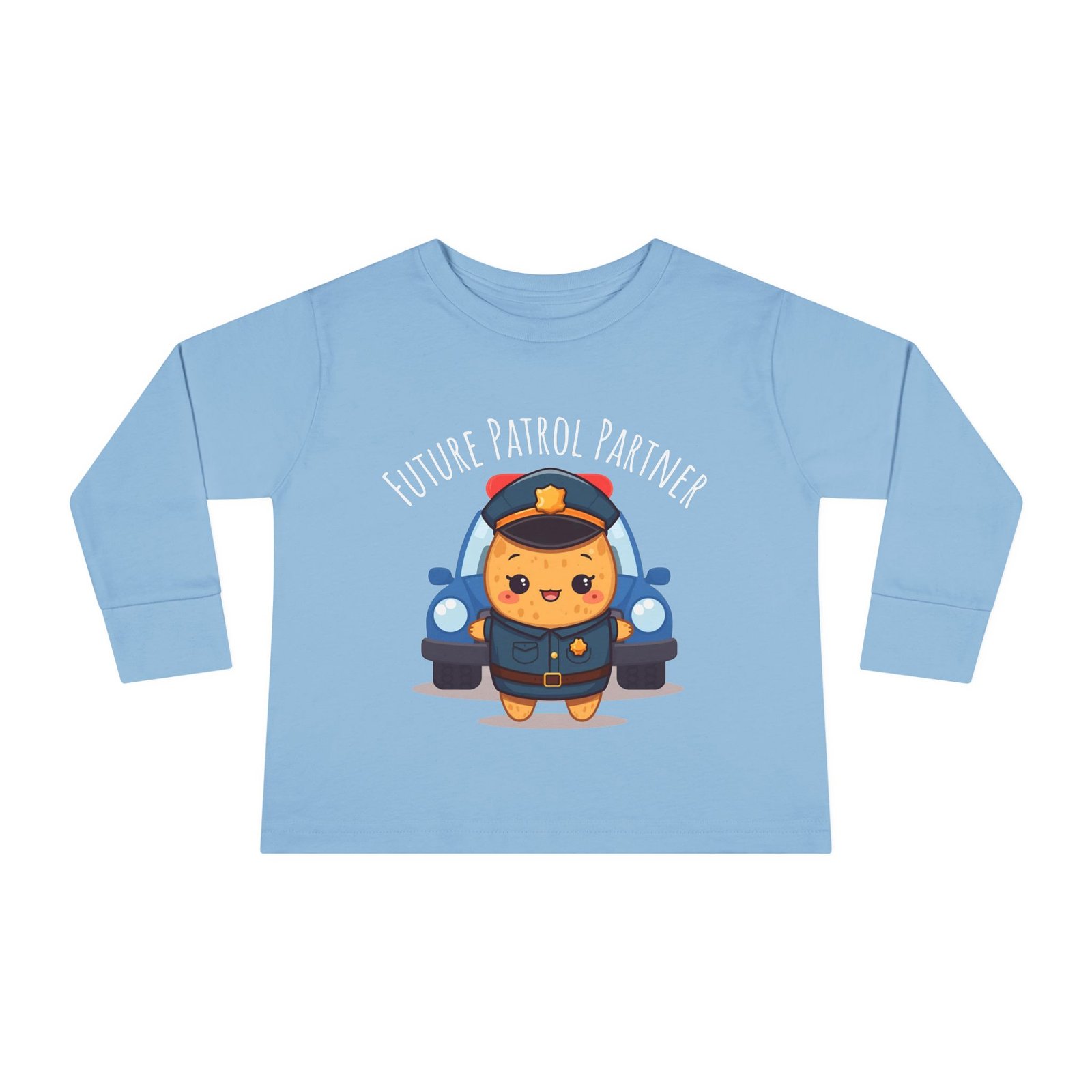 Future Patrol Partner Cute Toddler Long Sleeve Tee, Baby T-Shirt, Kids Apparel, Toddler Gift, Playful Shirt, Baby Outfit - Image 23