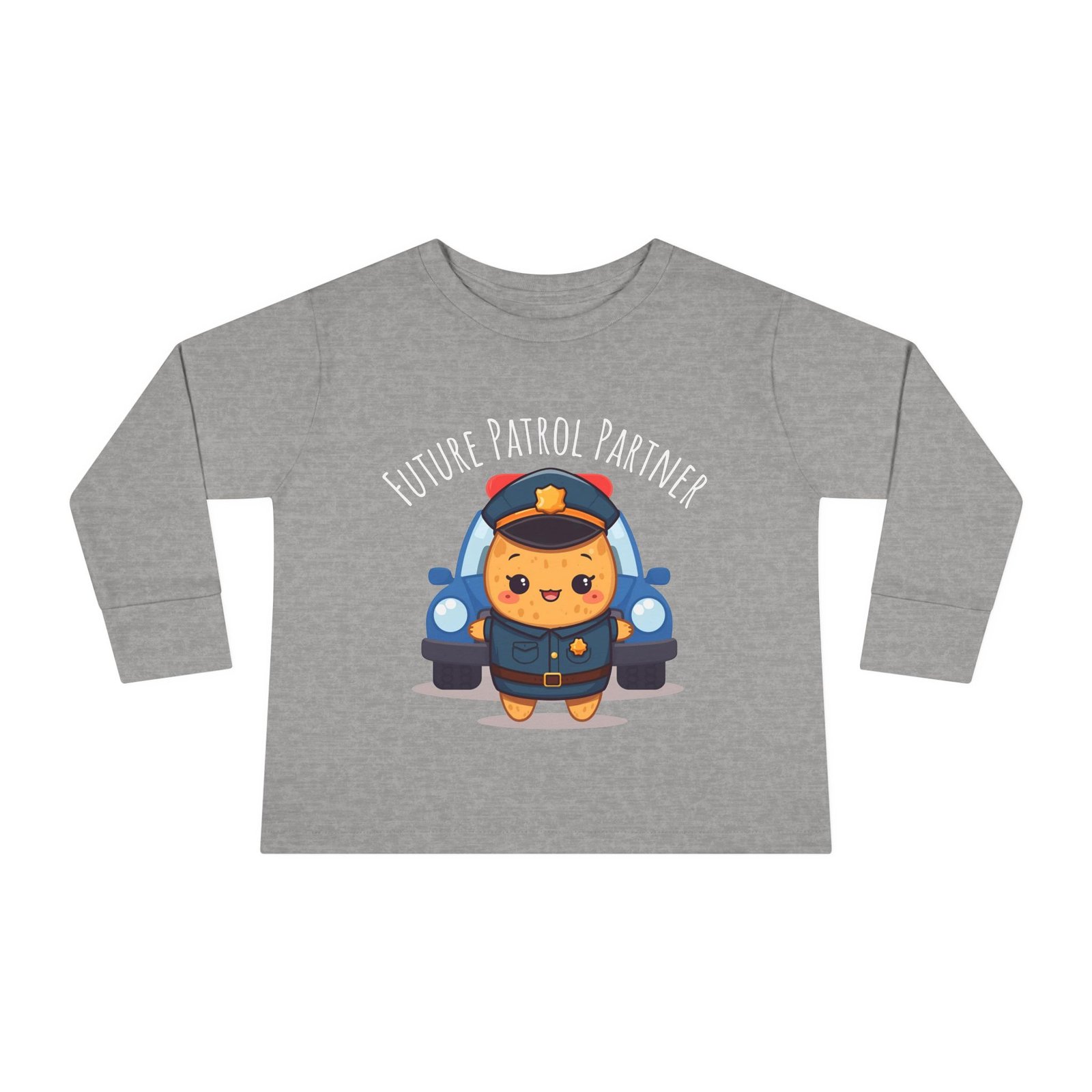 Future Patrol Partner Cute Toddler Long Sleeve Tee, Baby T-Shirt, Kids Apparel, Toddler Gift, Playful Shirt, Baby Outfit - Image 27